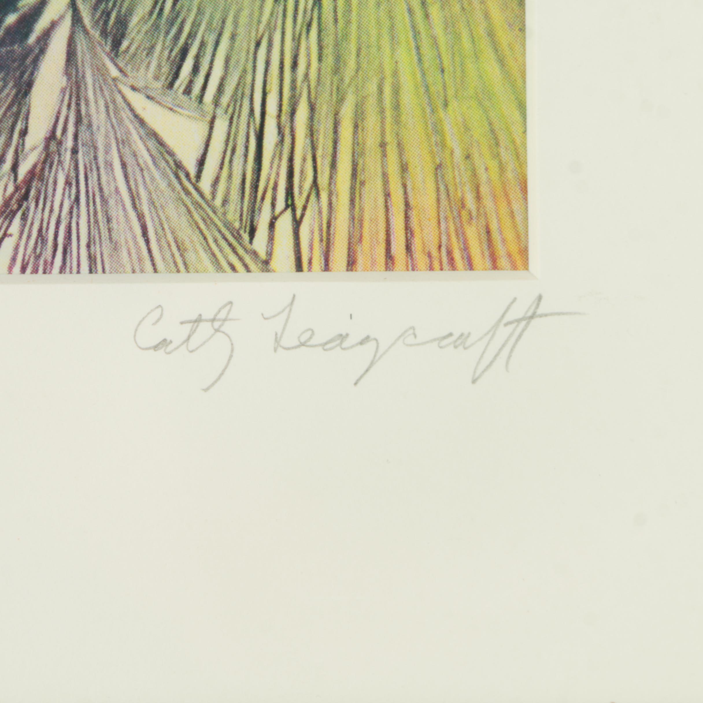 Signed Collage Made From Giclee and Offset Lithograph Prints "Up, Up, and Away"