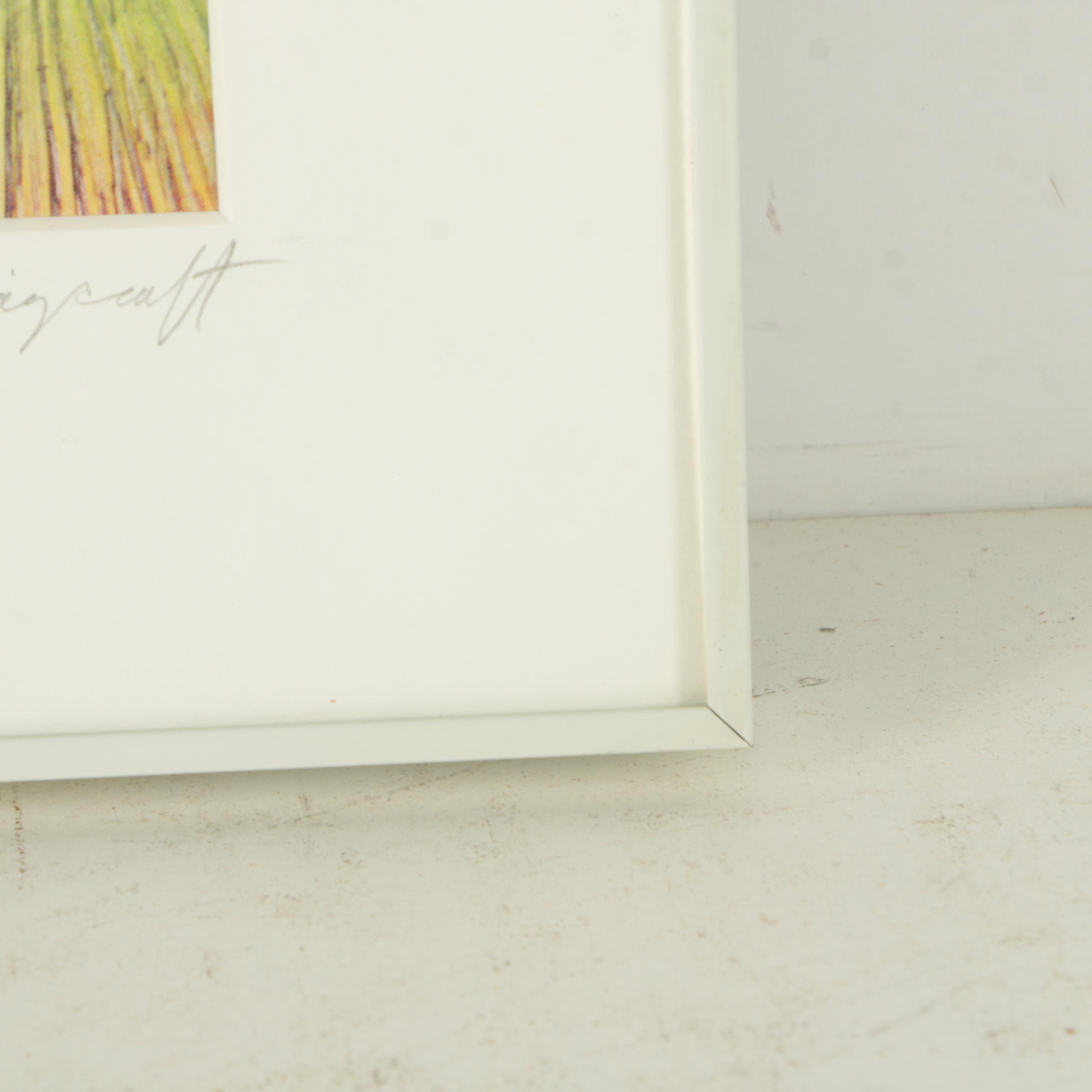 Signed Collage Made From Giclee and Offset Lithograph Prints "Up, Up, and Away"