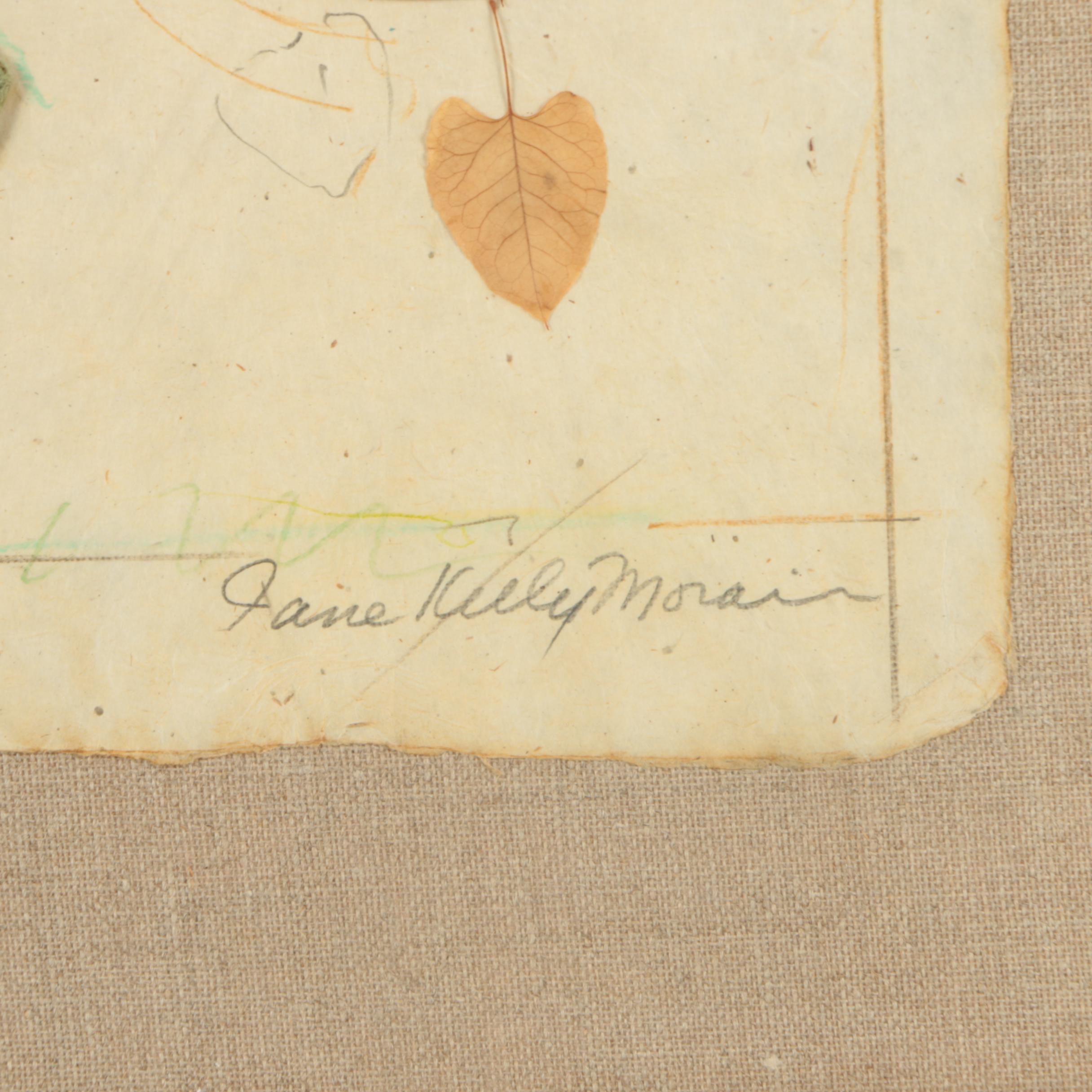 Jane Kelly Morais Mixed Media Collage "Quilted Memories"