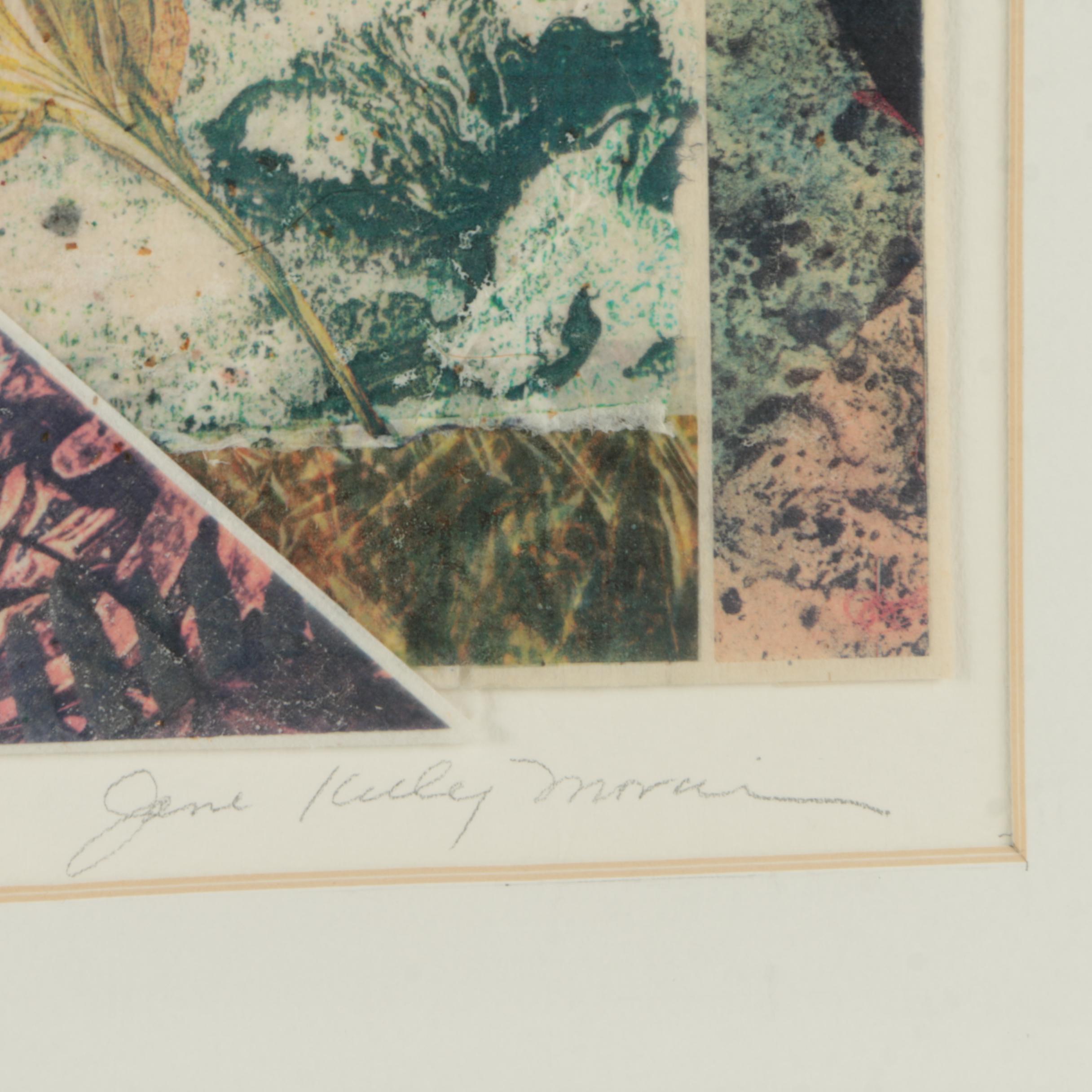 Jane Kelly Morais Collage of Digital Prints on Paper "Duet"