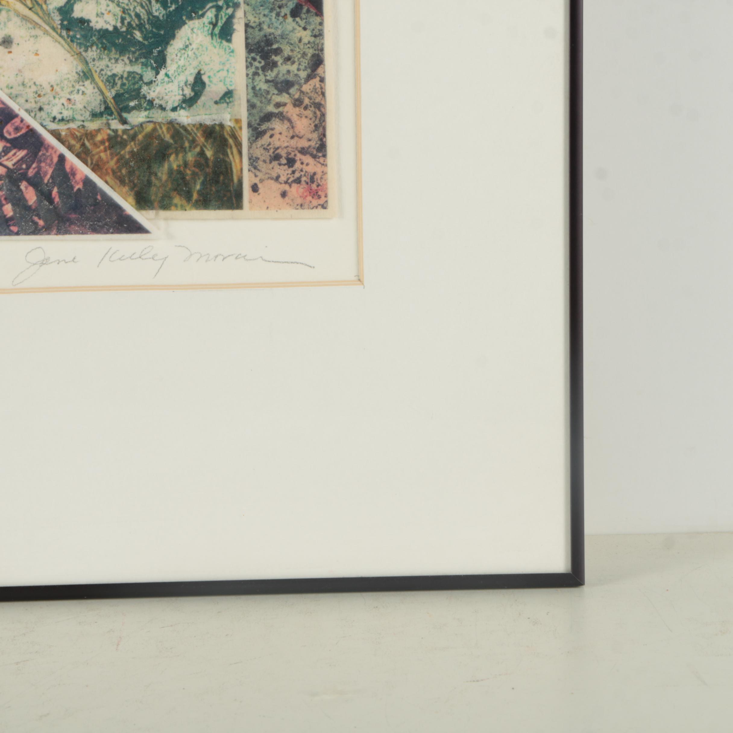 Jane Kelly Morais Collage of Digital Prints on Paper "Duet"