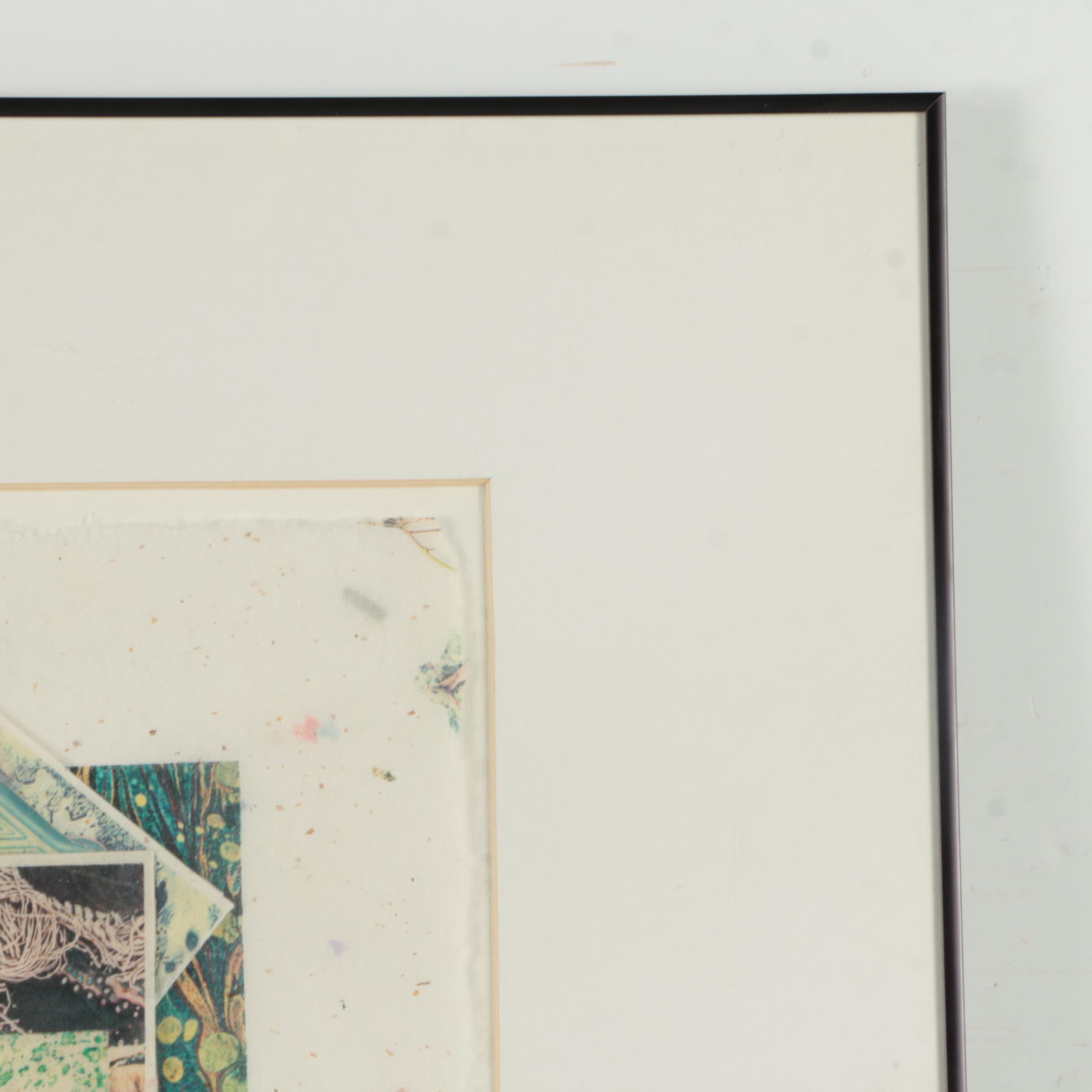 Jane Kelly Morais Collage of Digital Prints on Paper "Duet"