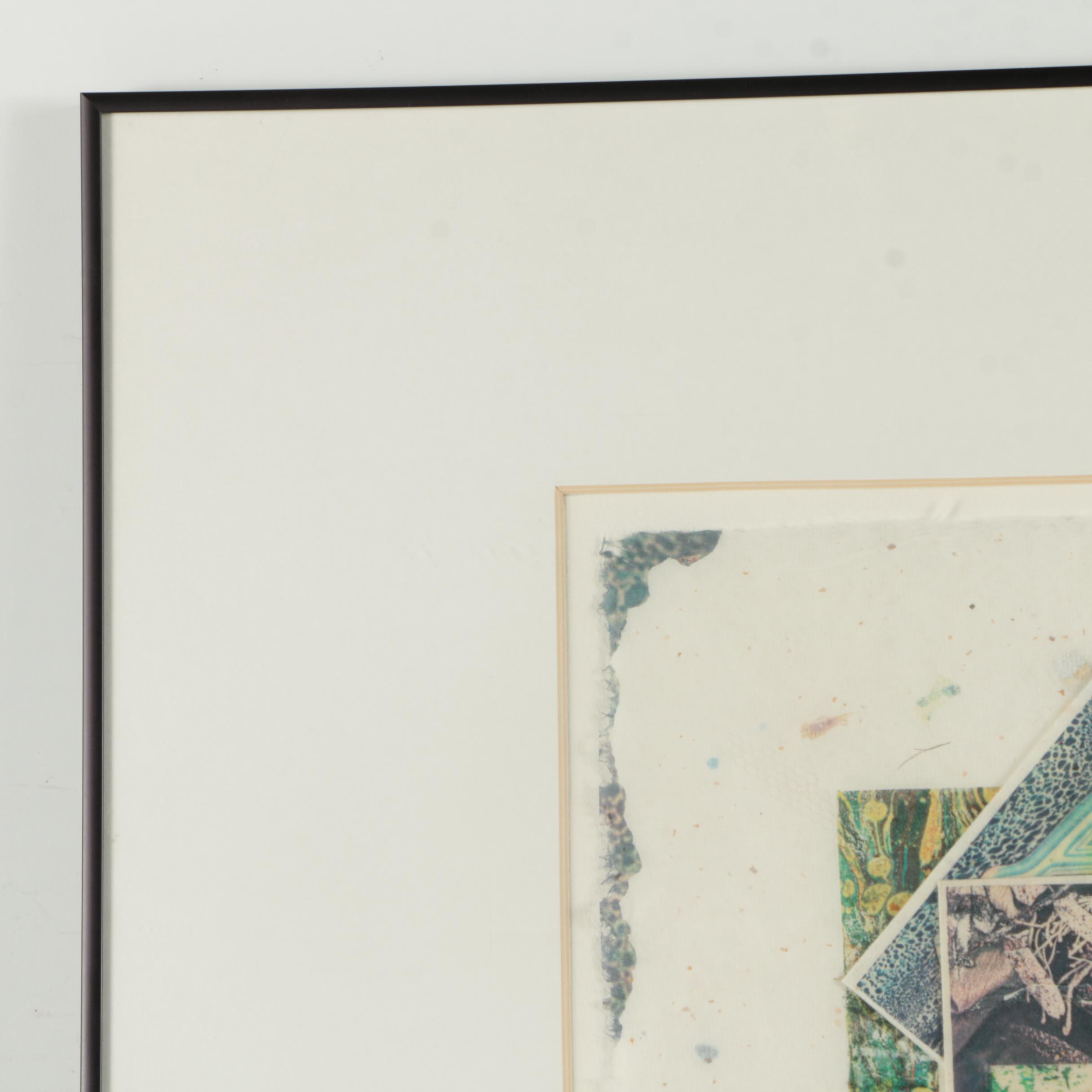 Jane Kelly Morais Collage of Digital Prints on Paper "Duet"