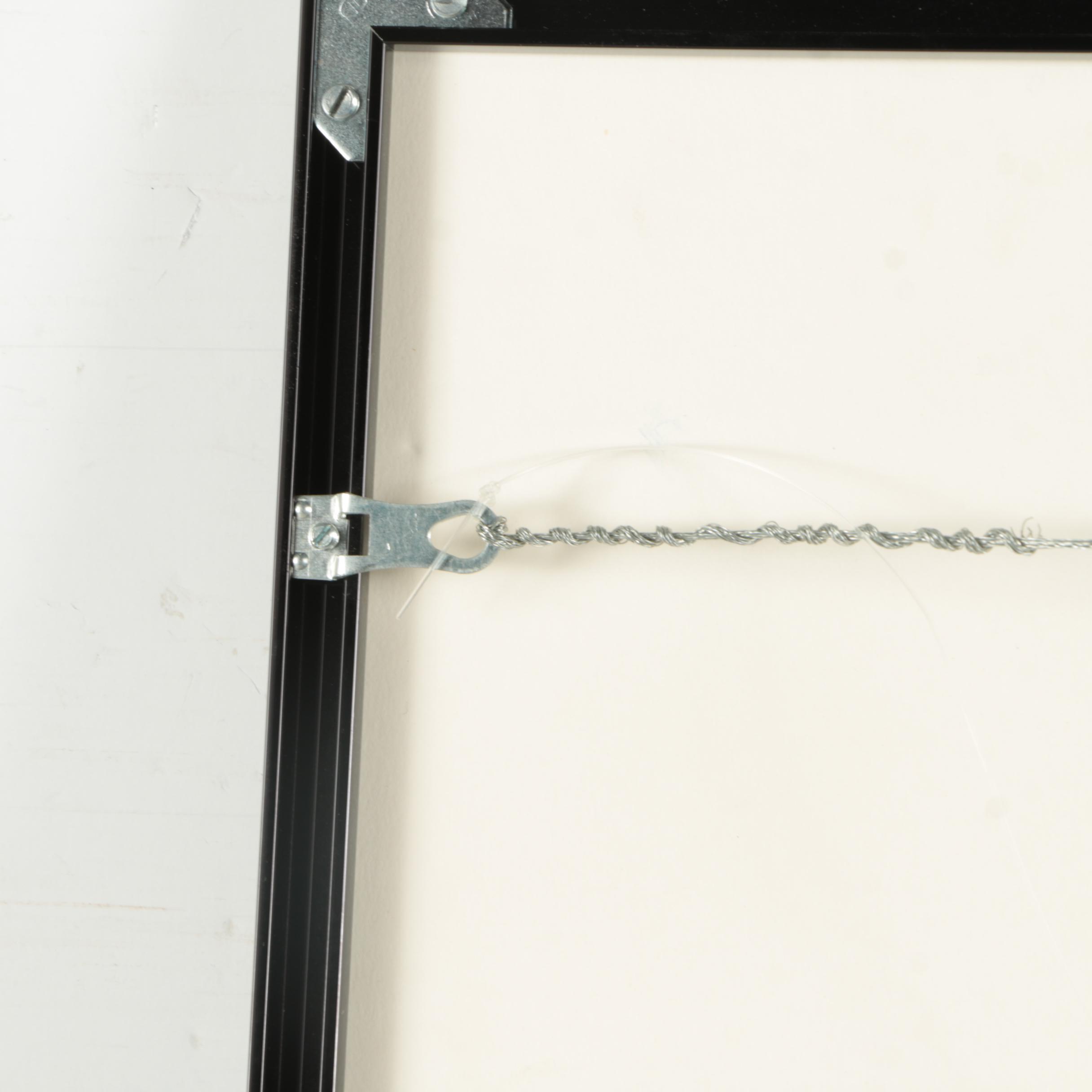 Jane Kelly Morais Mixed Media Collage "Parrots"