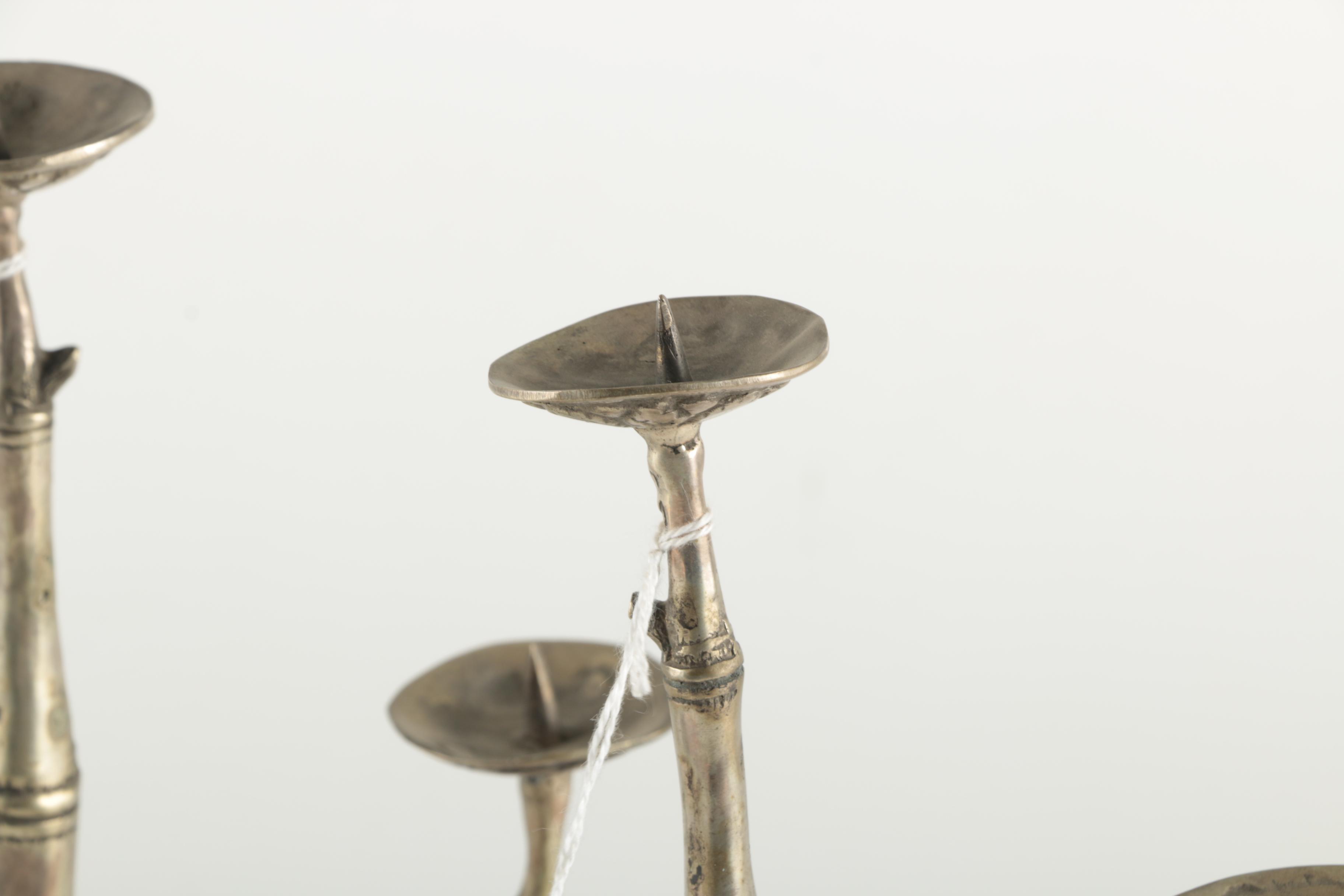 Pair of Brass Asian Inspired Horse Themed Candleholders