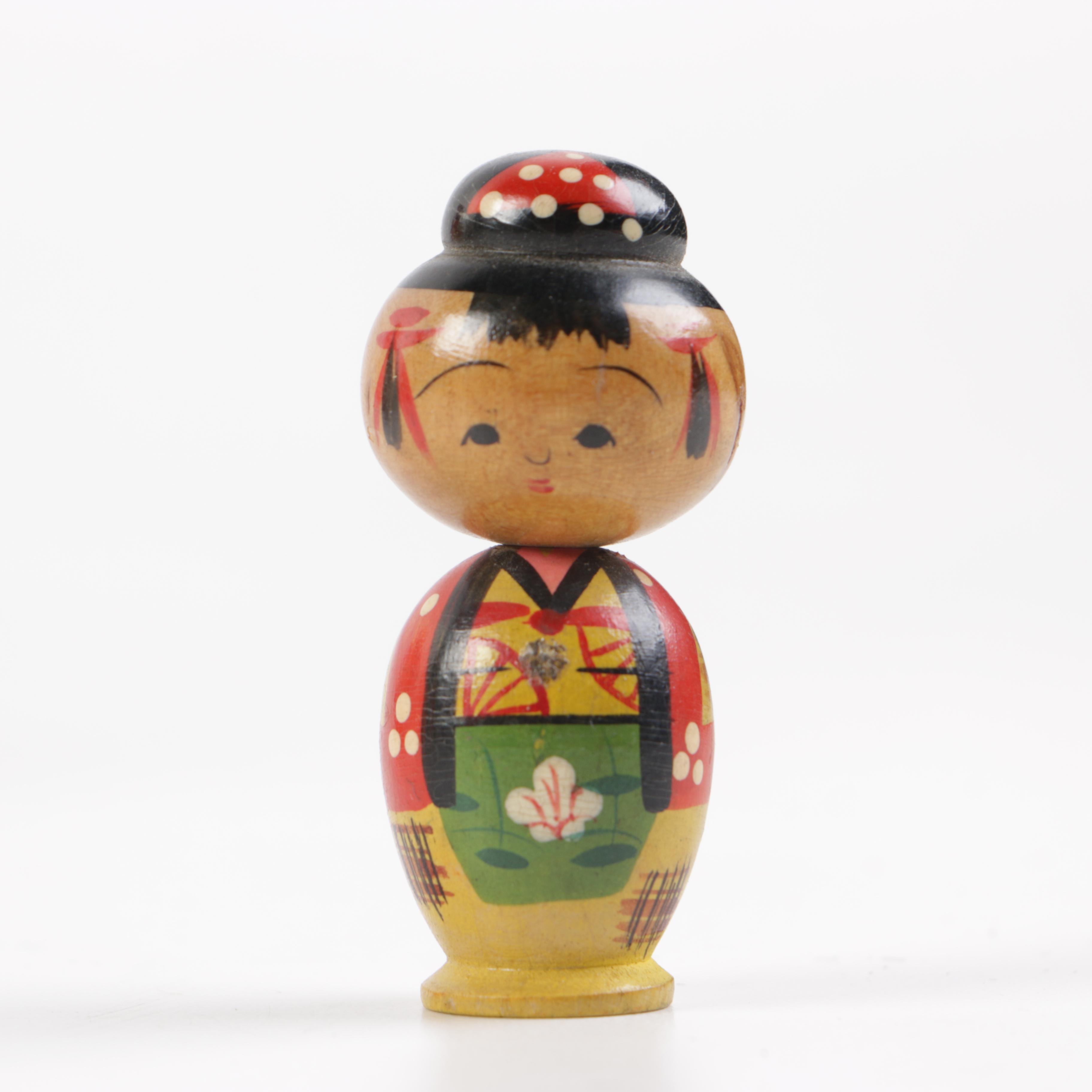 Antique Chinese Dime Store Dolls and Vintage Asian Decor