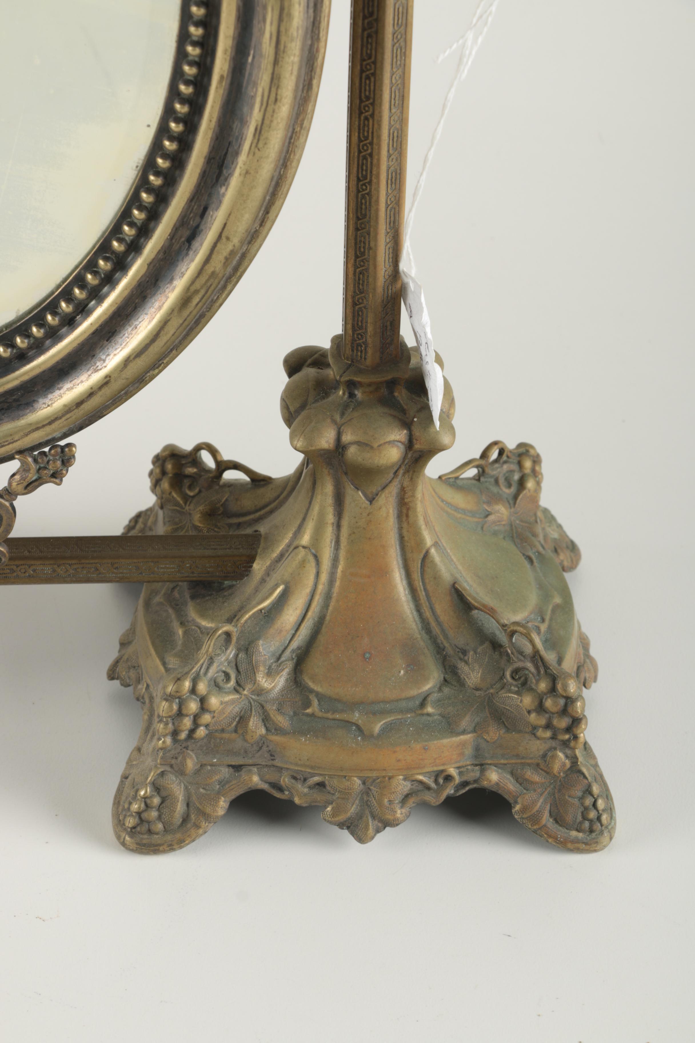Victorian Style Swivel Vanity Mirror
