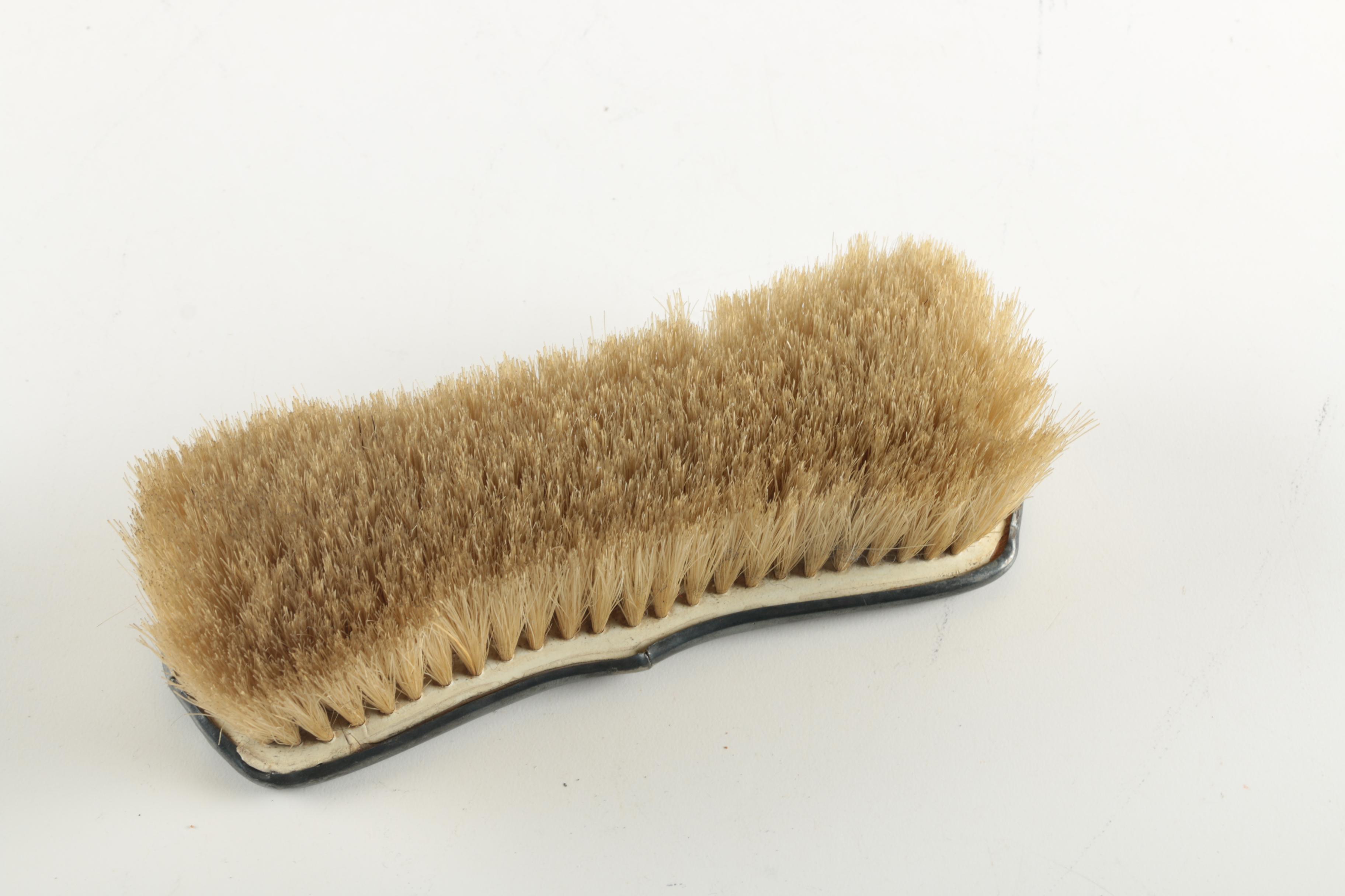 Silver Plate Handled Clothes Brush