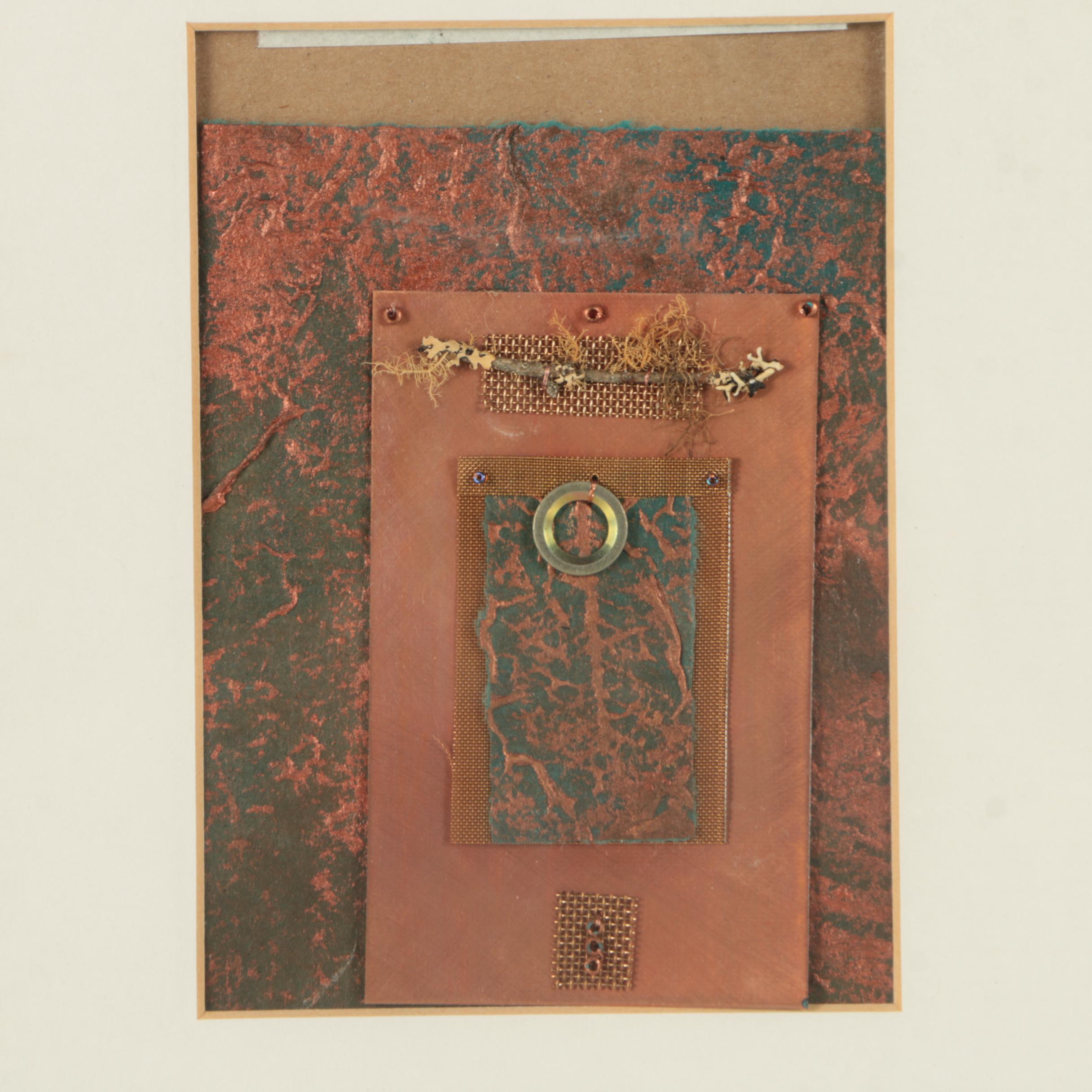 Nan Goss-Bilodeau Mixed Media Assemblage