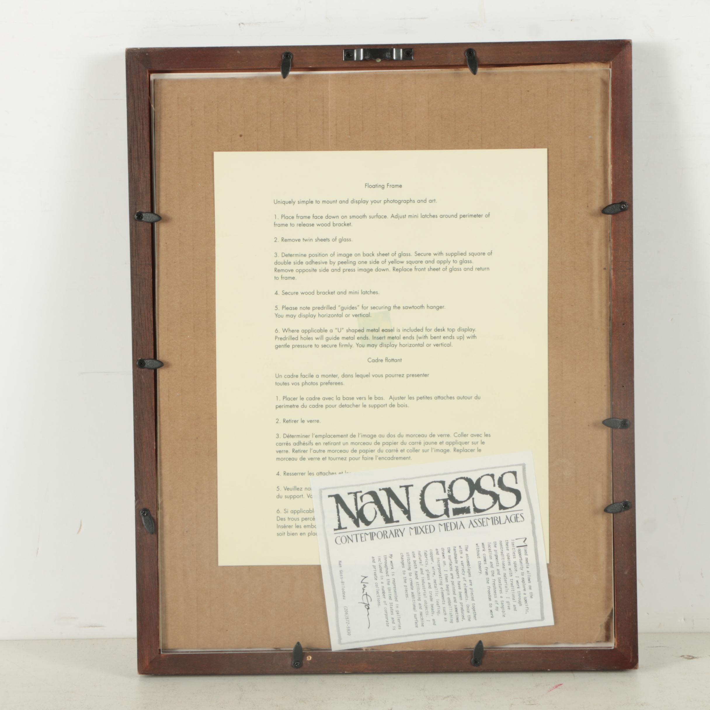 Nan Goss-Bilodeau Mixed Media Assemblage