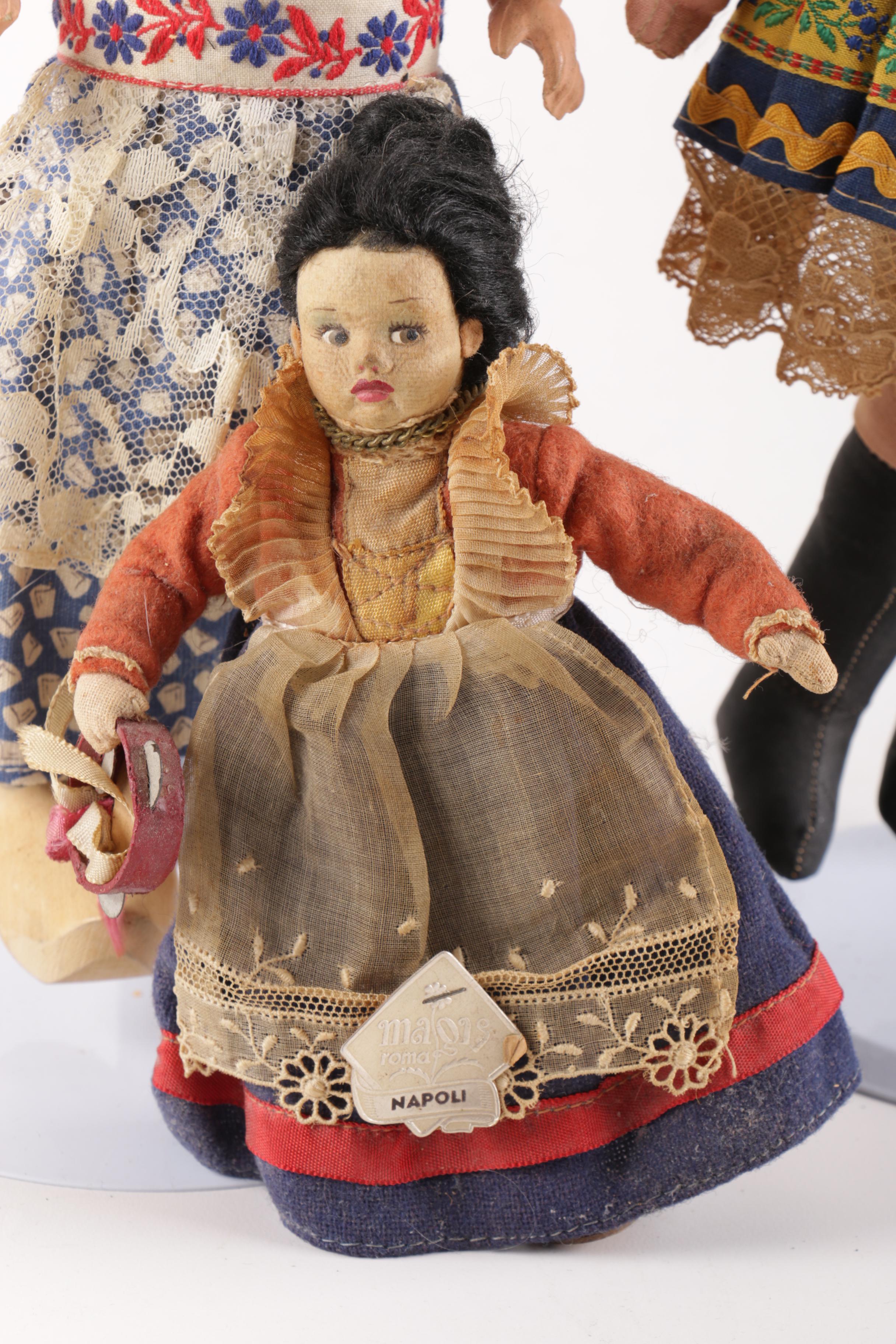Vintage Cloth and Composite Dolls