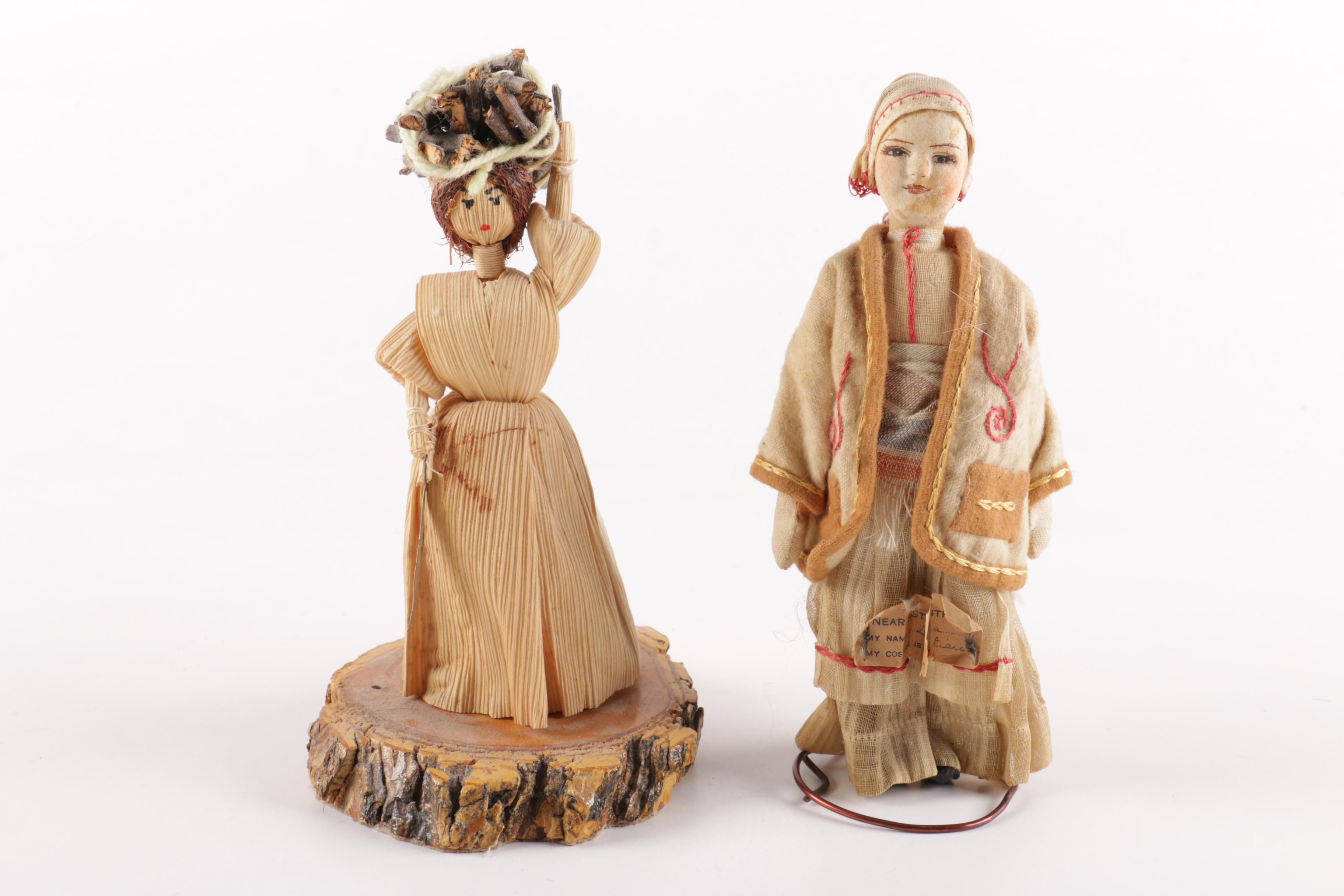 Vintage Cloth and Composite Dolls
