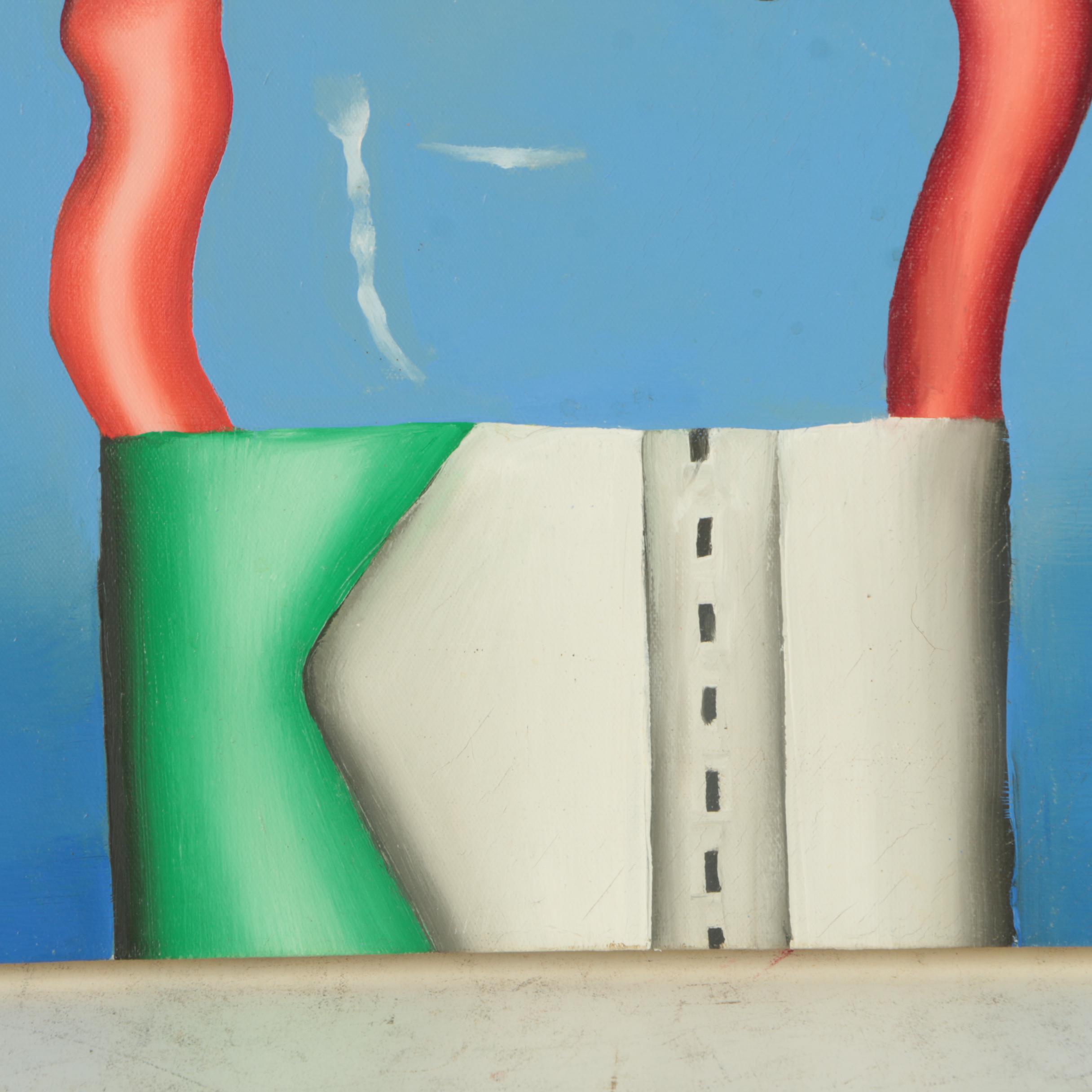 Oil Abstract Painting on Canvas