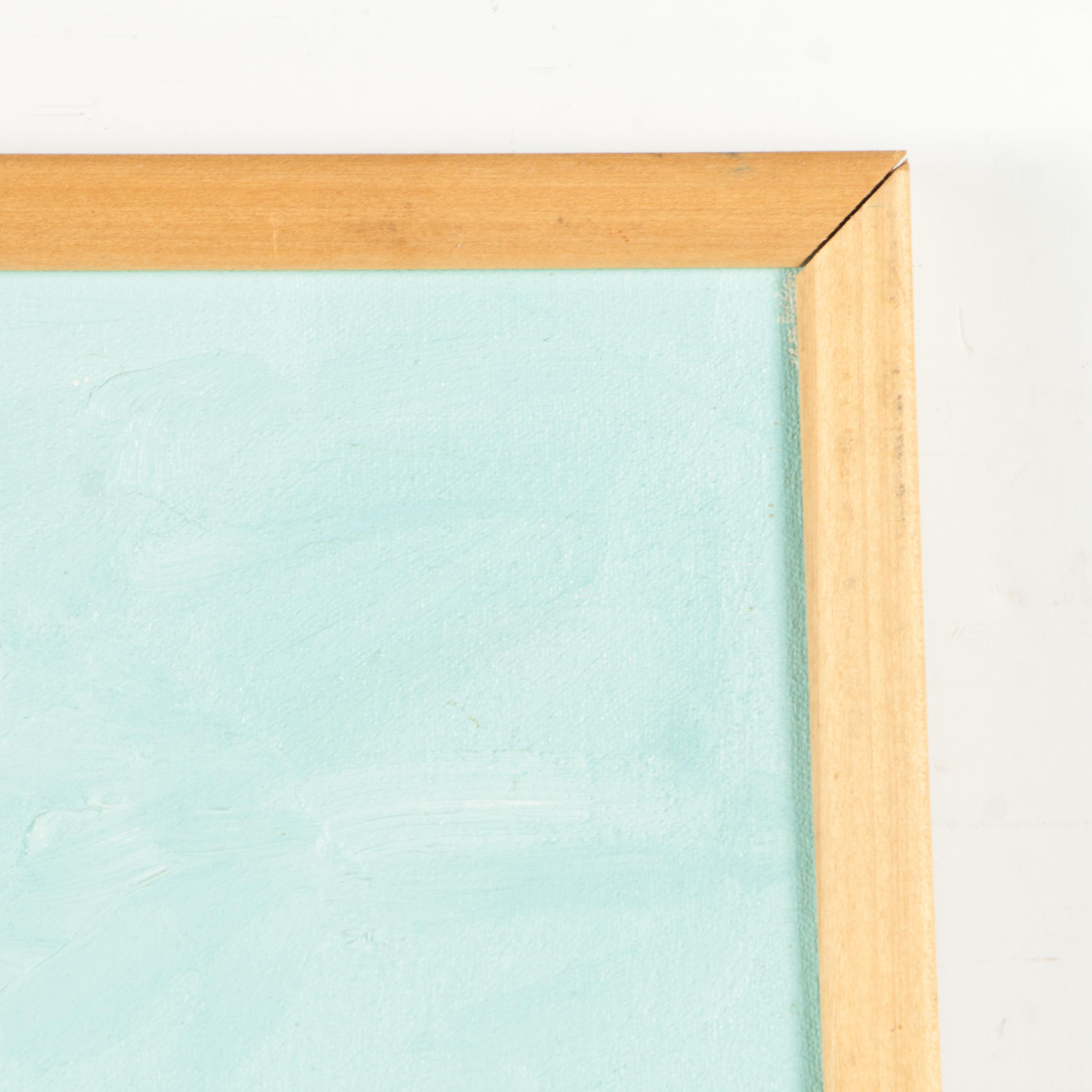 Olin L. Yoder Oil Painting of Victorian House