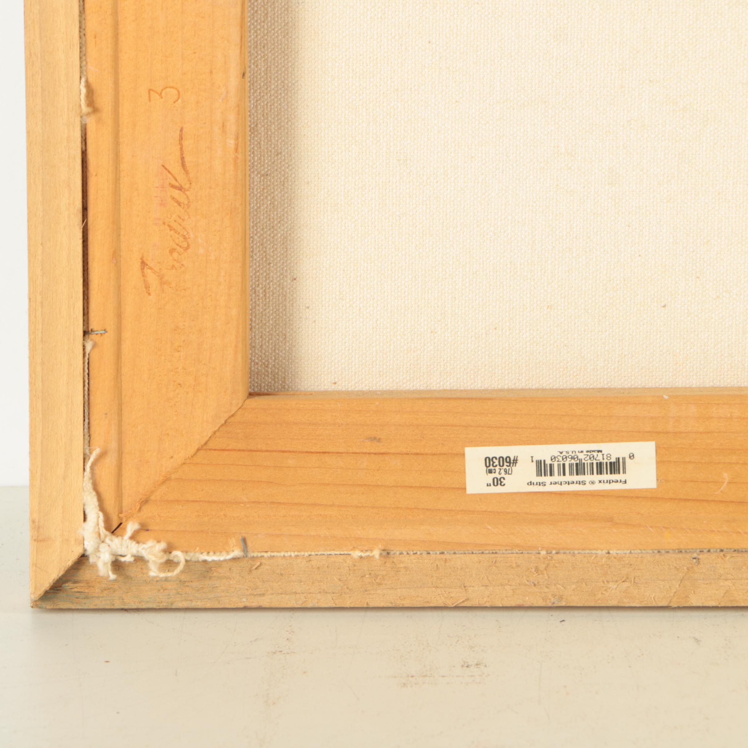 Olin L. Yoder Oil Painting of Victorian House