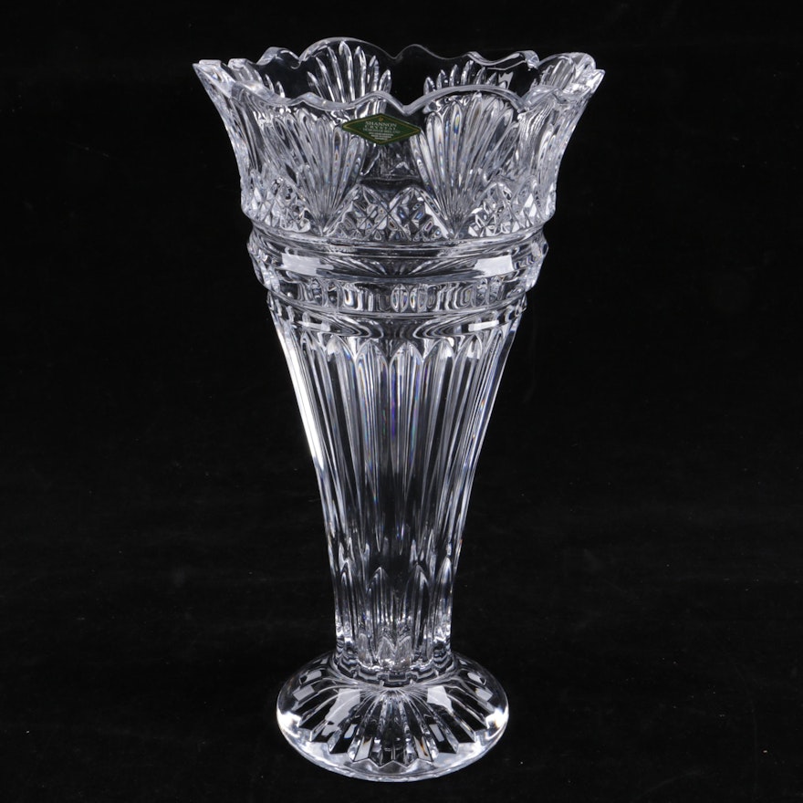 Shannon Crystal "Designs of Ireland" Lead Crystal Vase