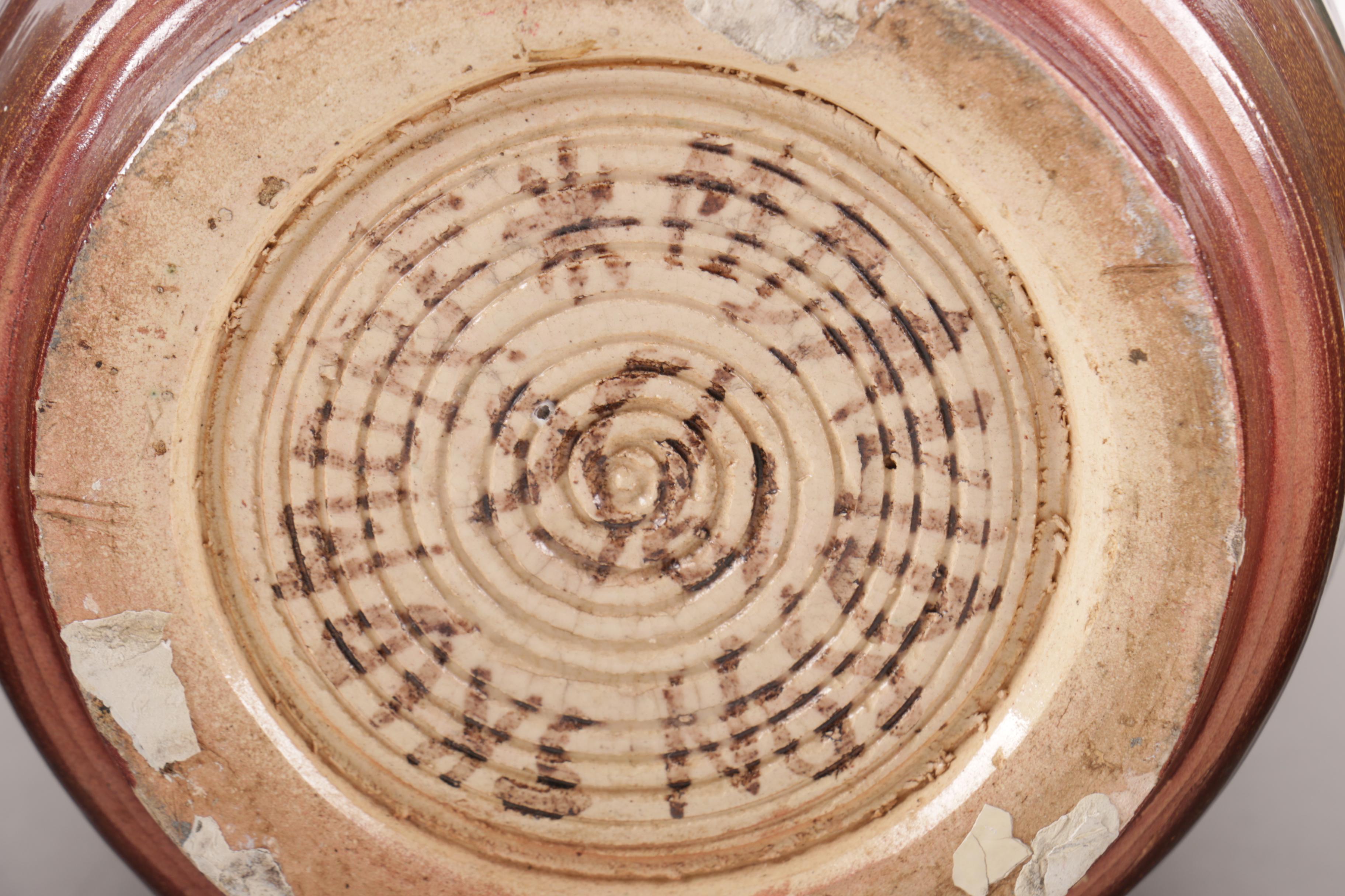 Thrown and Handbuilt Stoneware Vases and Box with Decorative Grapes