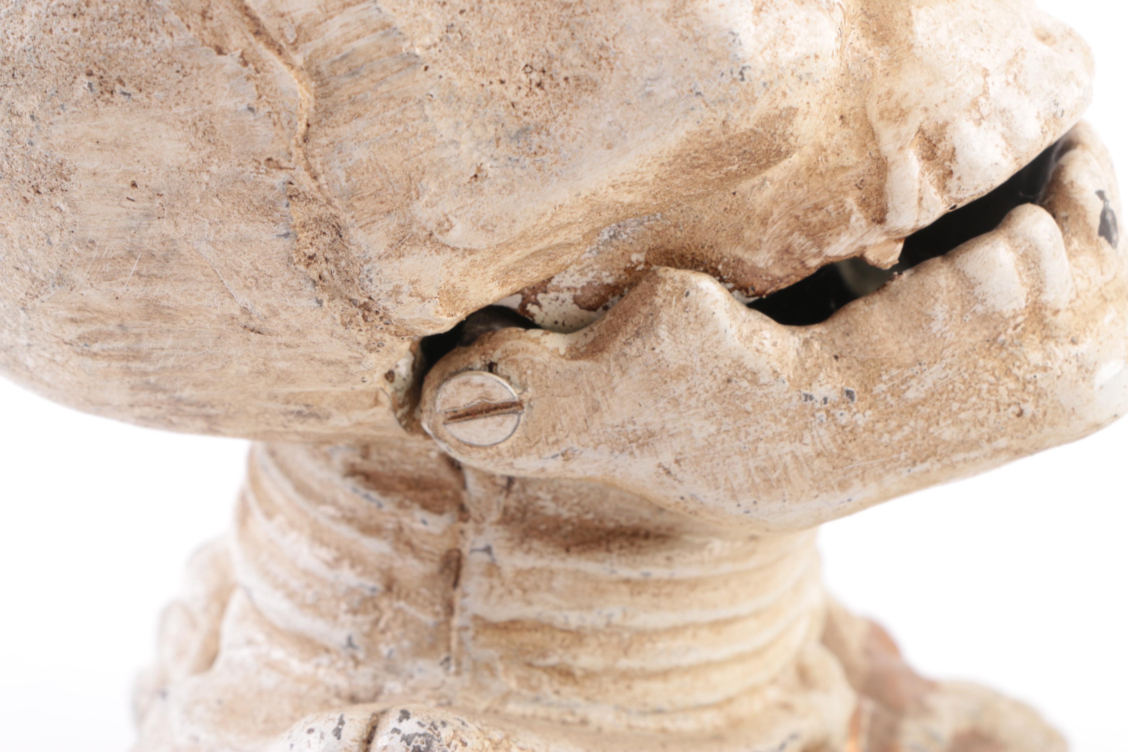 Cast Iron Skeleton Coin Bank