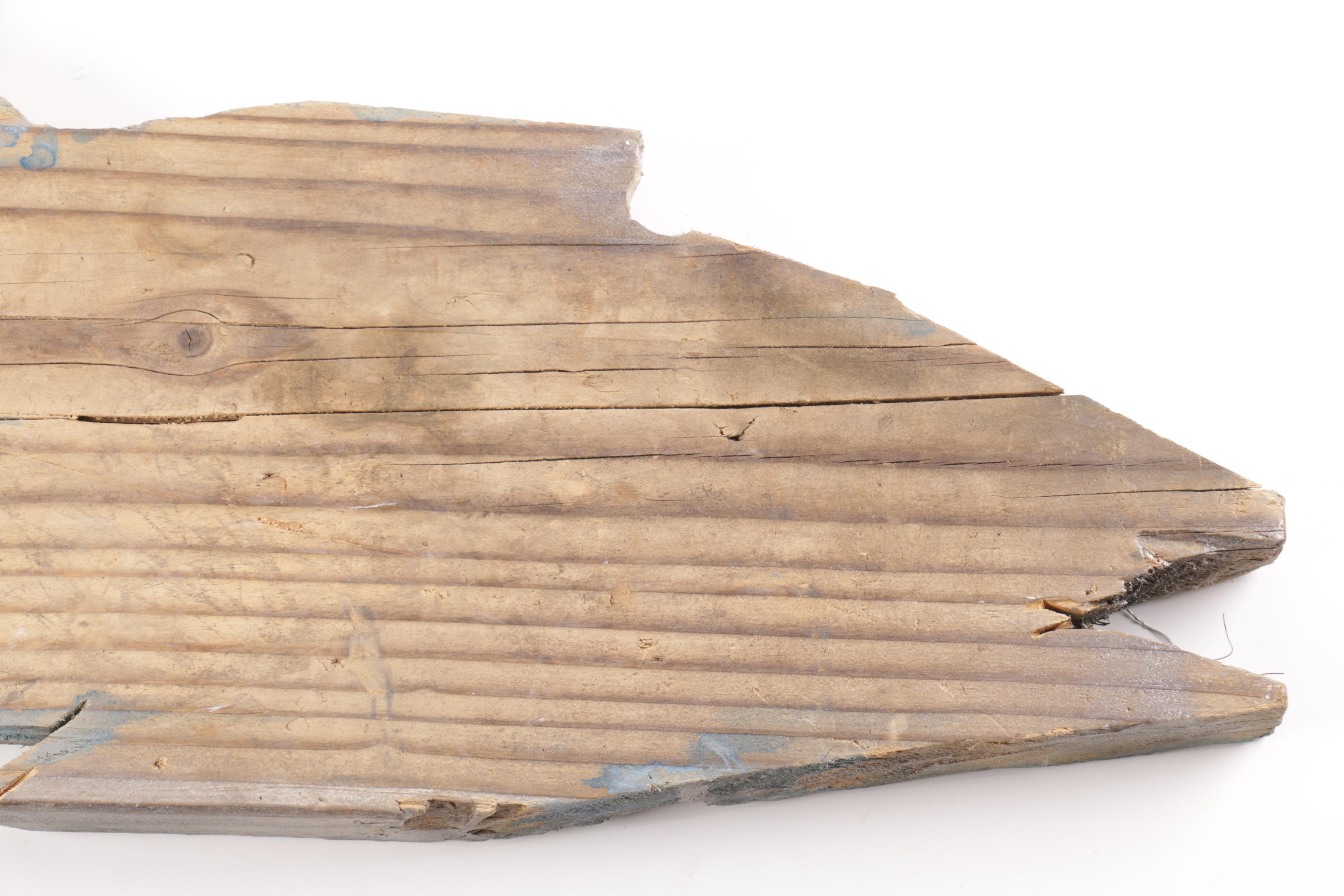 Decorative Hand-Carved Wooden Fish