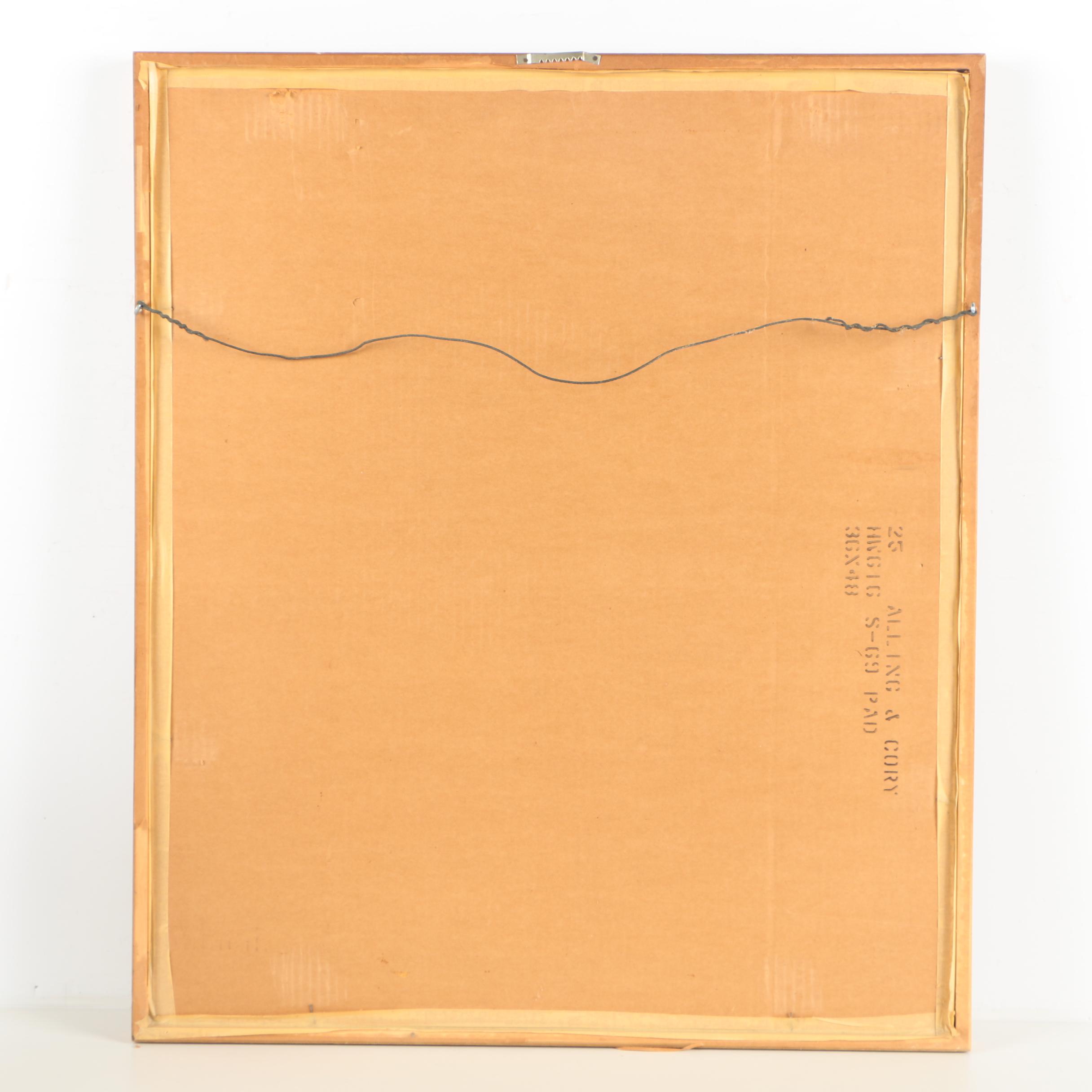 Colored Lithograph "Independent Order of Odd Fellows"