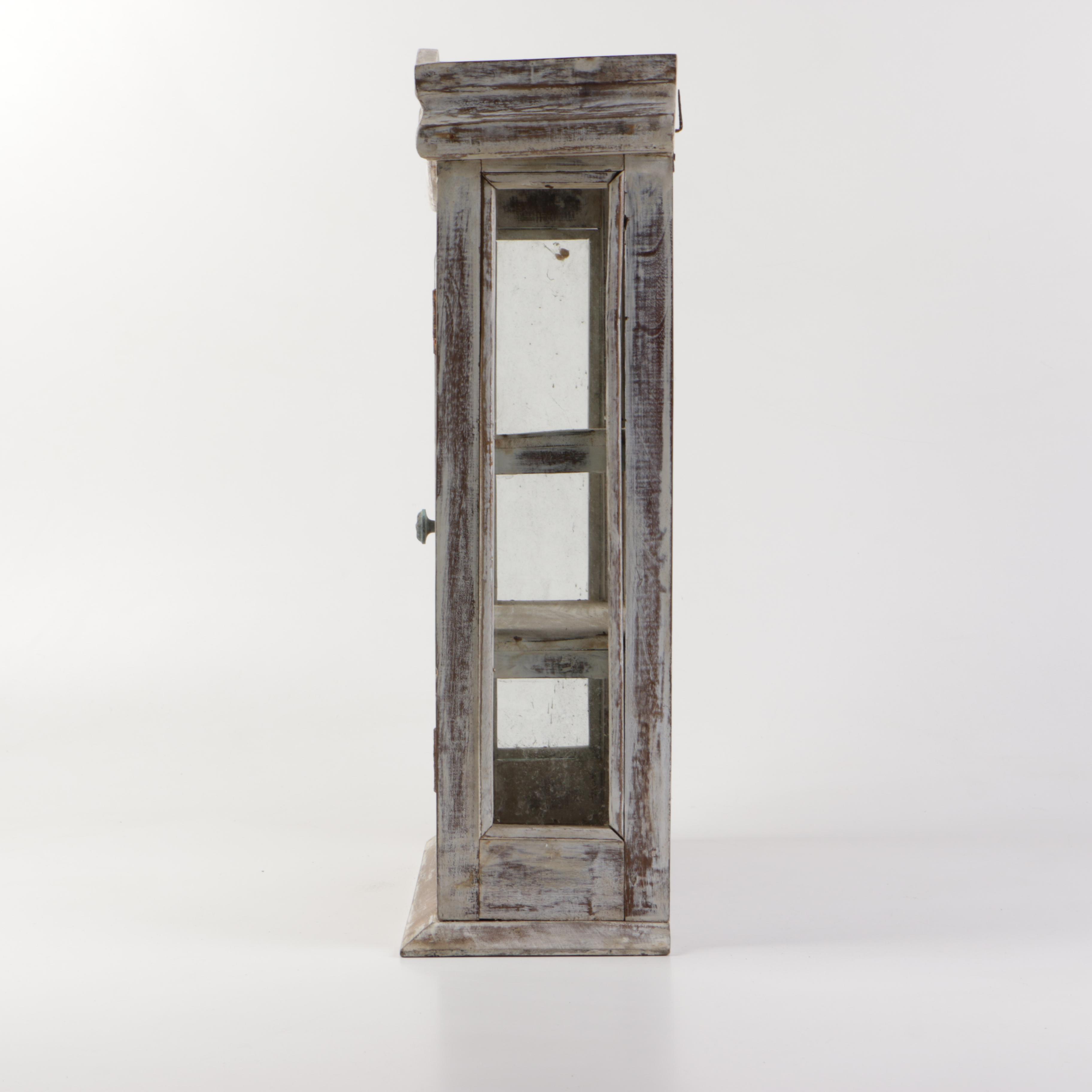 White Wooden Display Cabinet