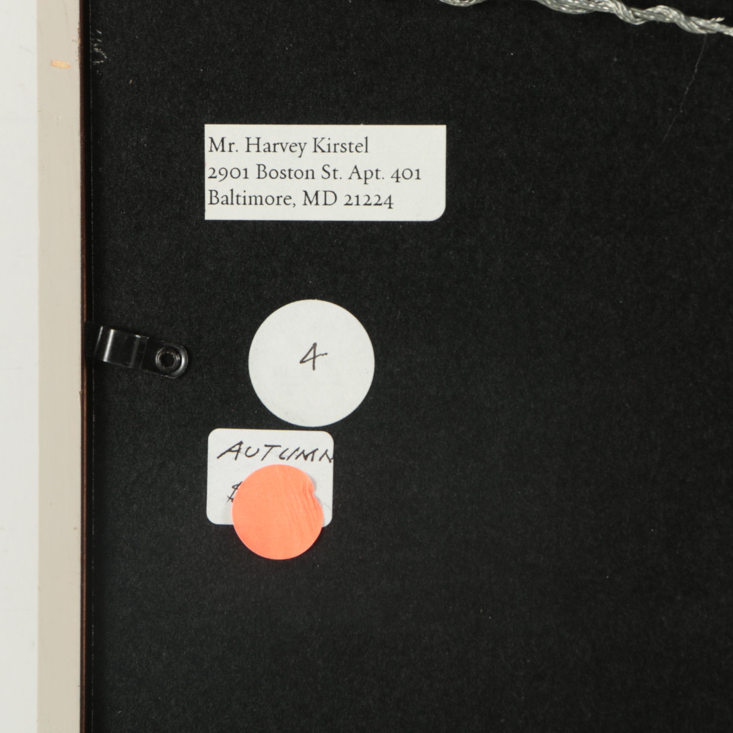 Harvey Kirstel Watercolor and Gouache Painting "Autumn"