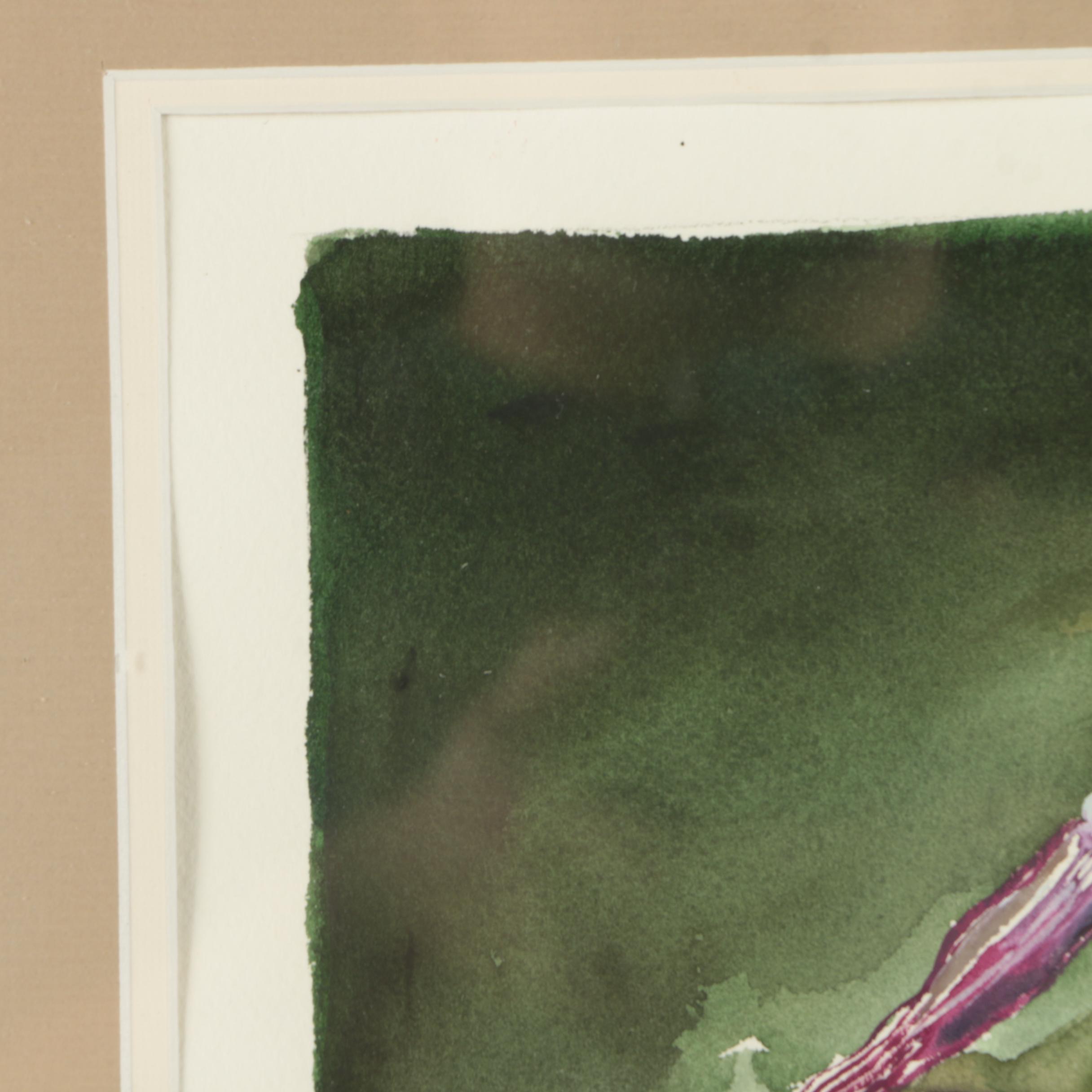 Harvey Kirstel Watercolor on Paper "The Trinity"