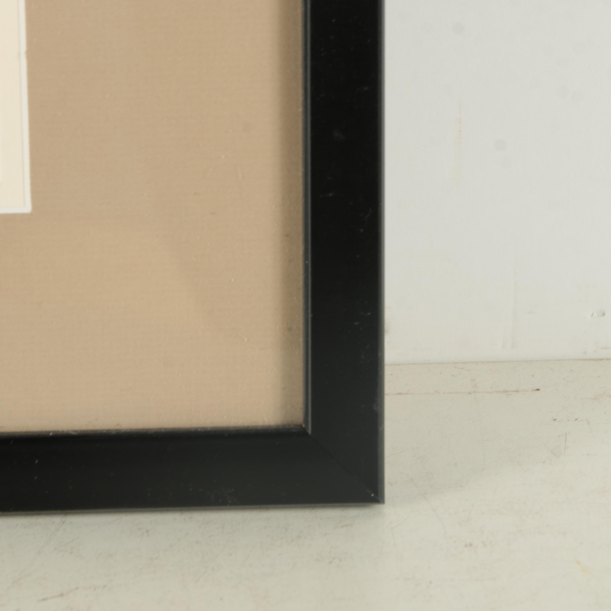 Harvey Kirstel Watercolor on Paper "The Trinity"