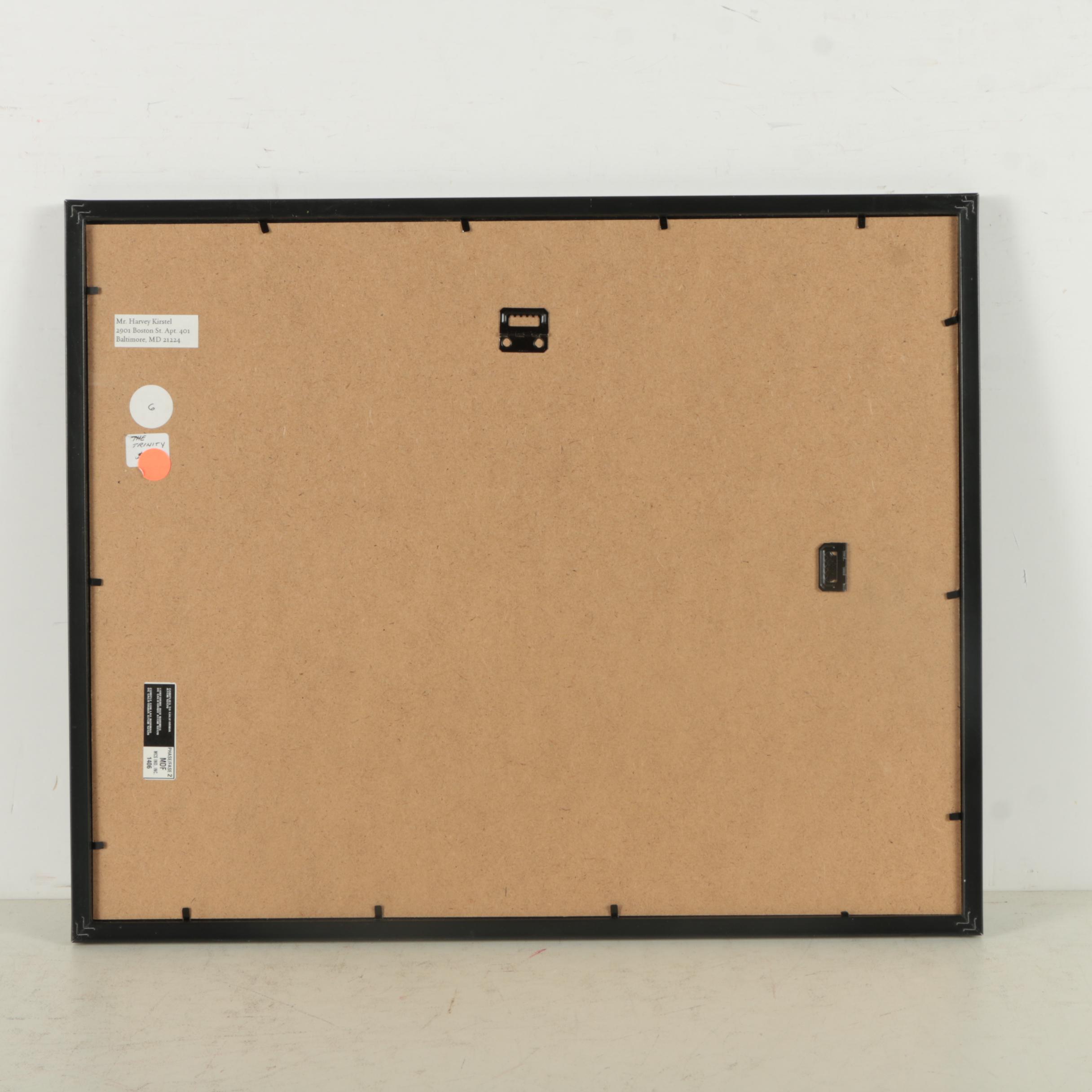 Harvey Kirstel Watercolor on Paper "The Trinity"