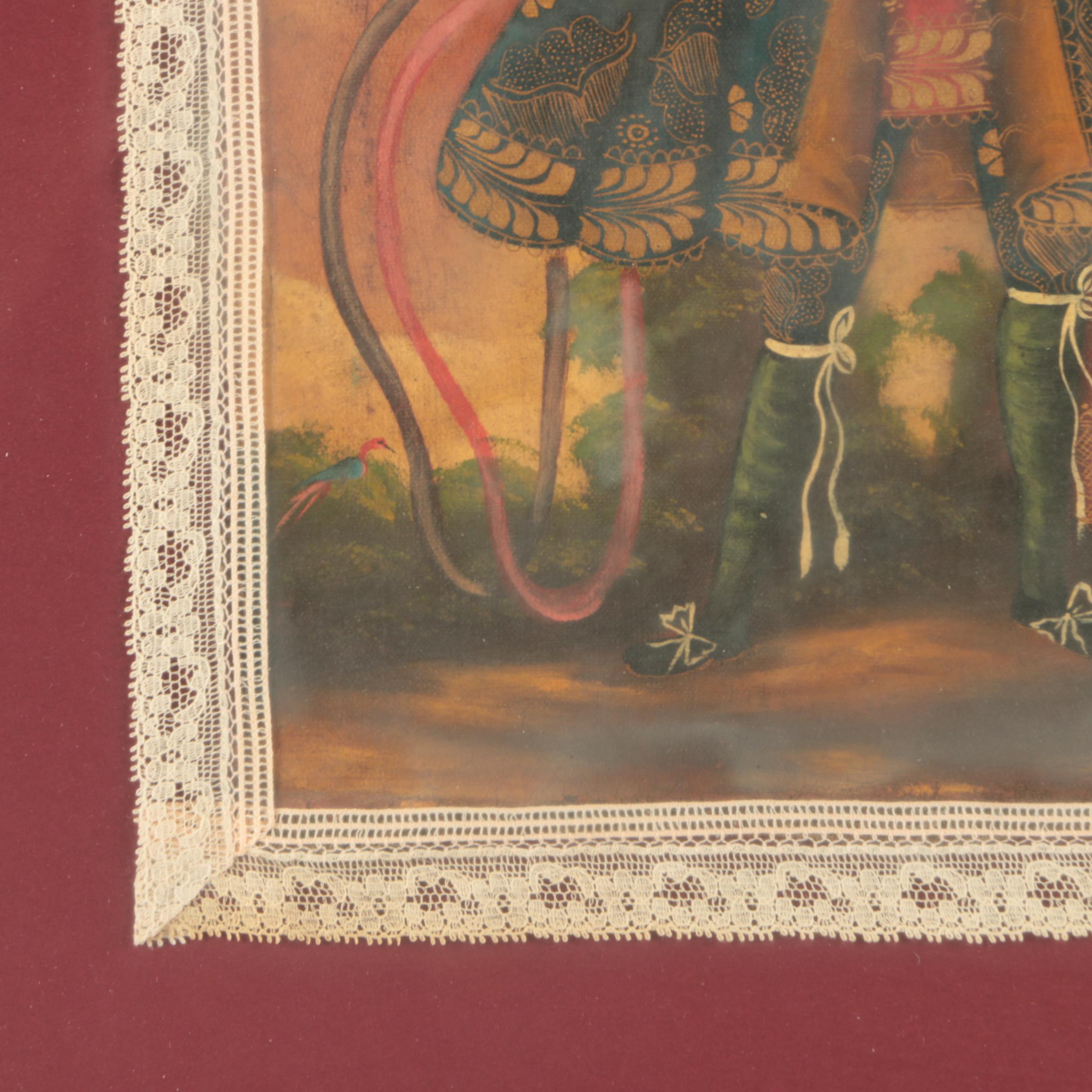 Oil Painting on Canvas of Angel of Cuzco