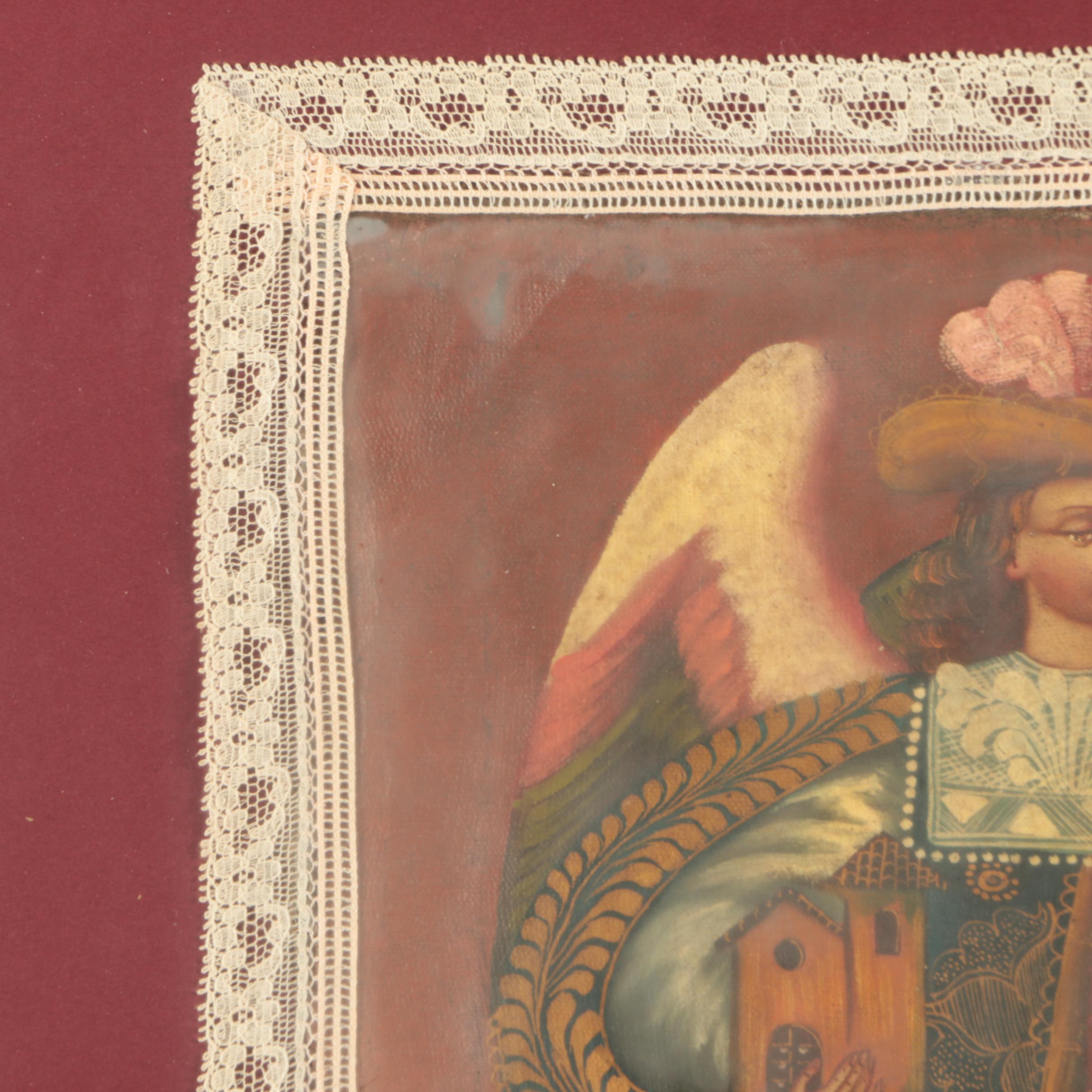 Oil Painting on Canvas of Angel of Cuzco