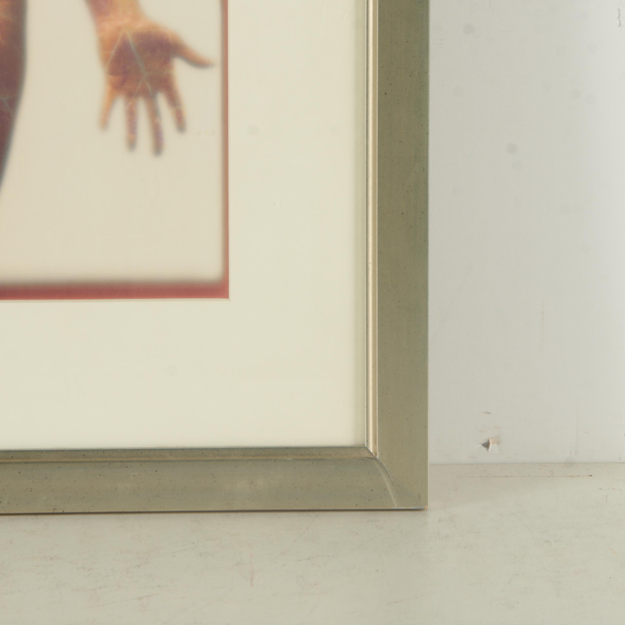 Giclee Print on Paper After Digital Photo Collage of Nude Figure