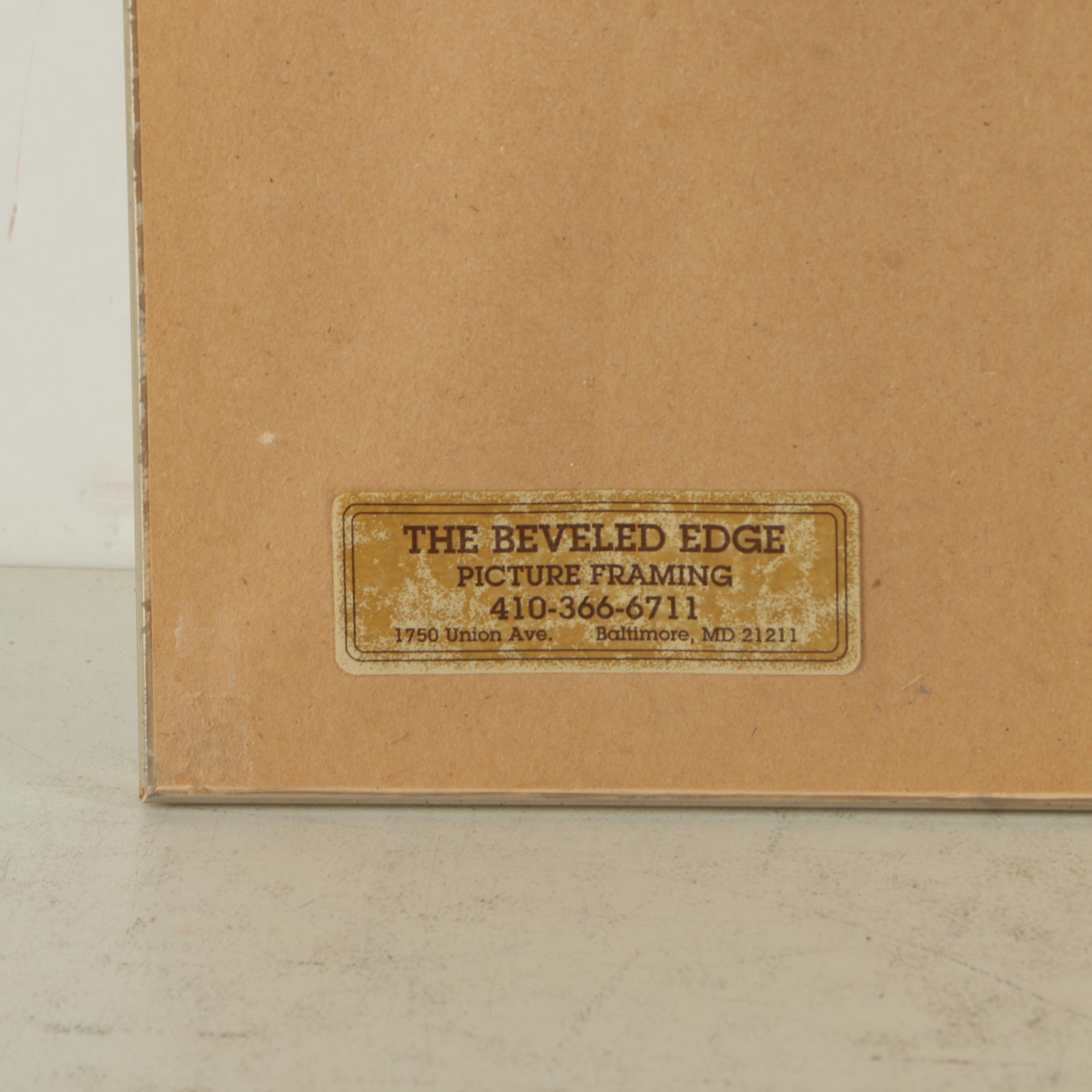 Giclee Print on Paper After Digital Photo Collage of Nude Figure