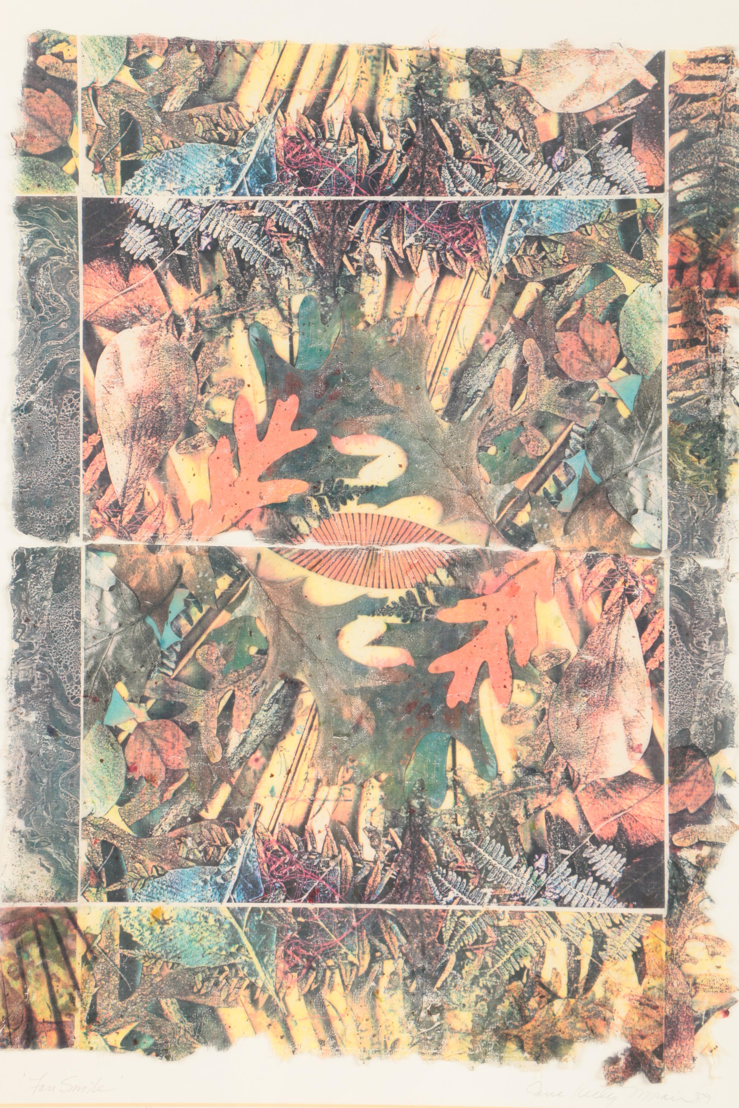 Jane Kelly Morais Mixed Media "Fan Smile"