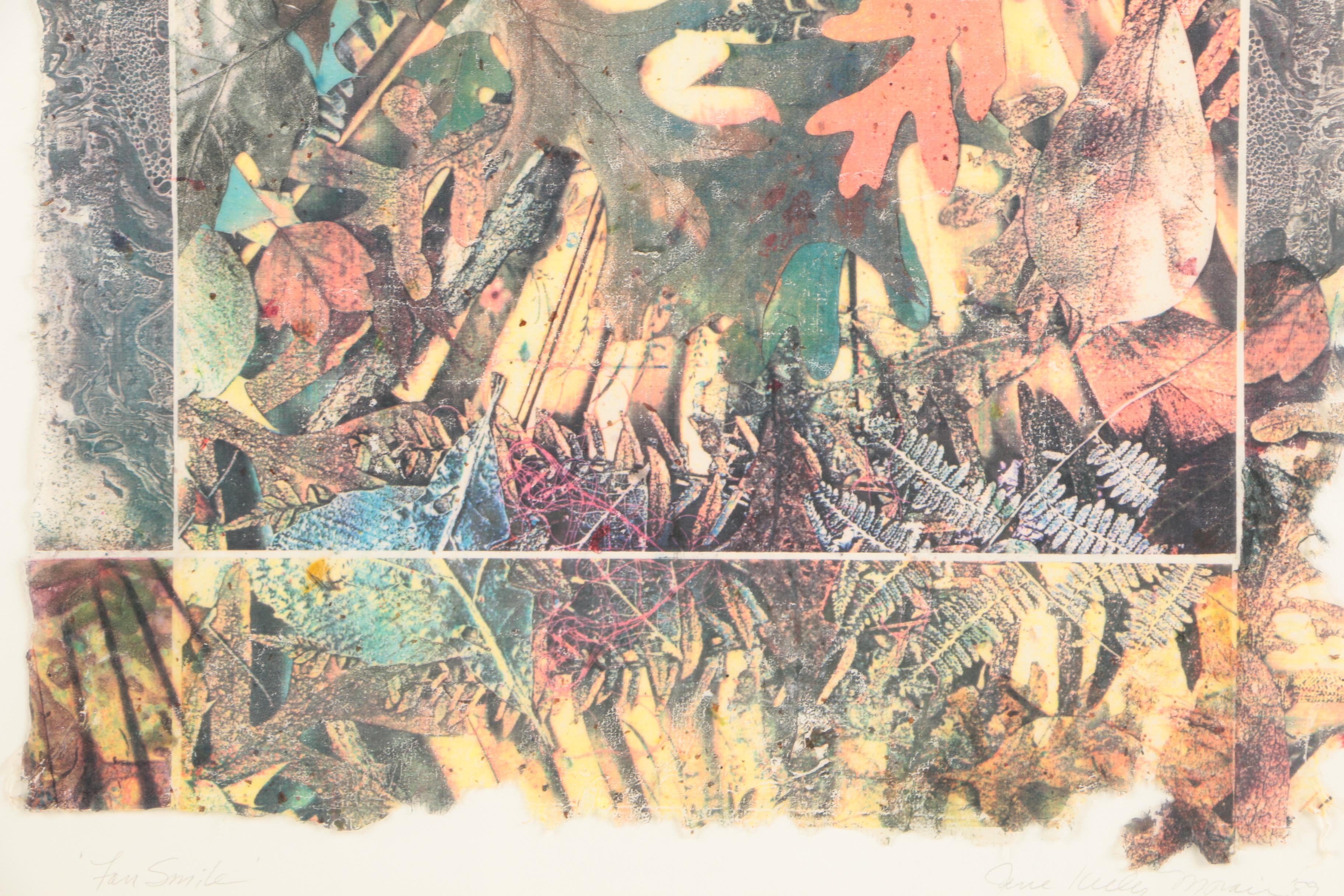 Jane Kelly Morais Mixed Media "Fan Smile"