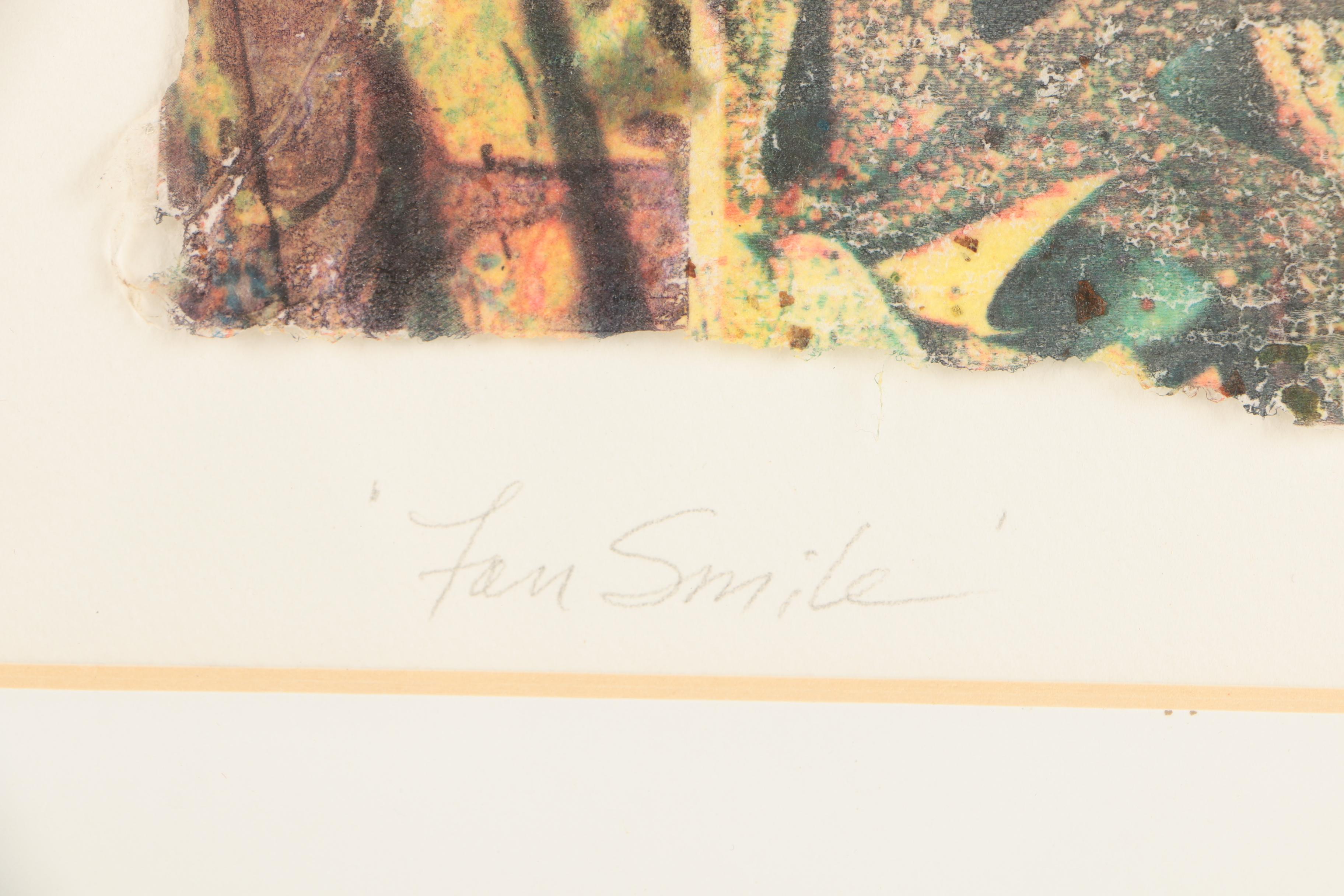 Jane Kelly Morais Mixed Media "Fan Smile"