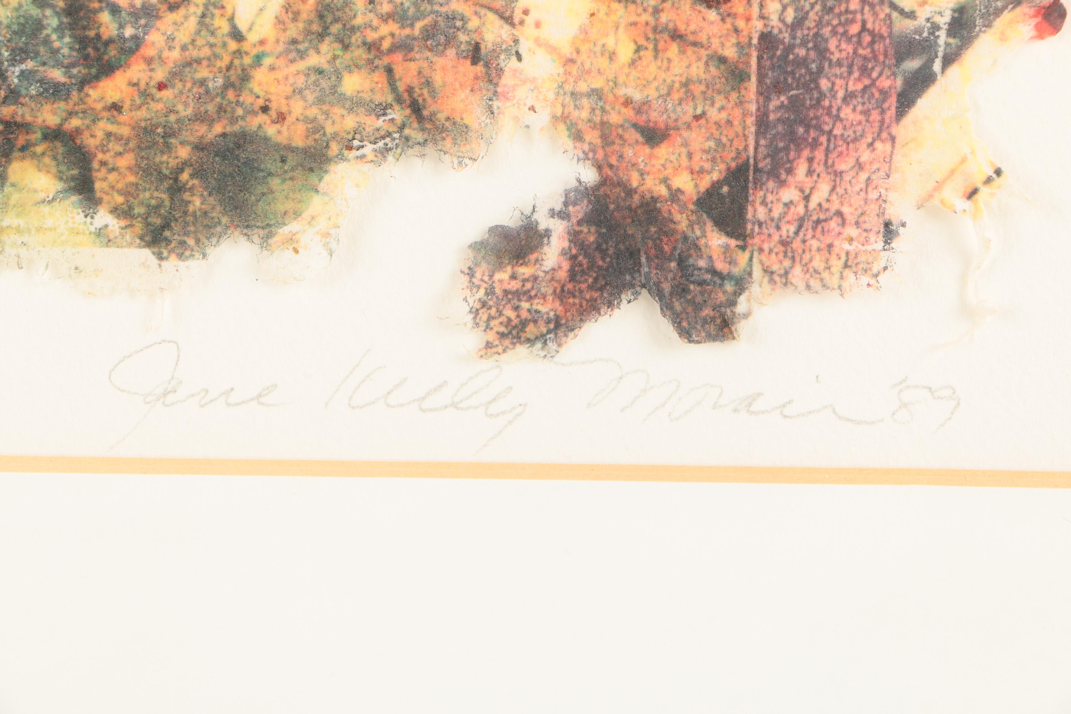 Jane Kelly Morais Mixed Media "Fan Smile"