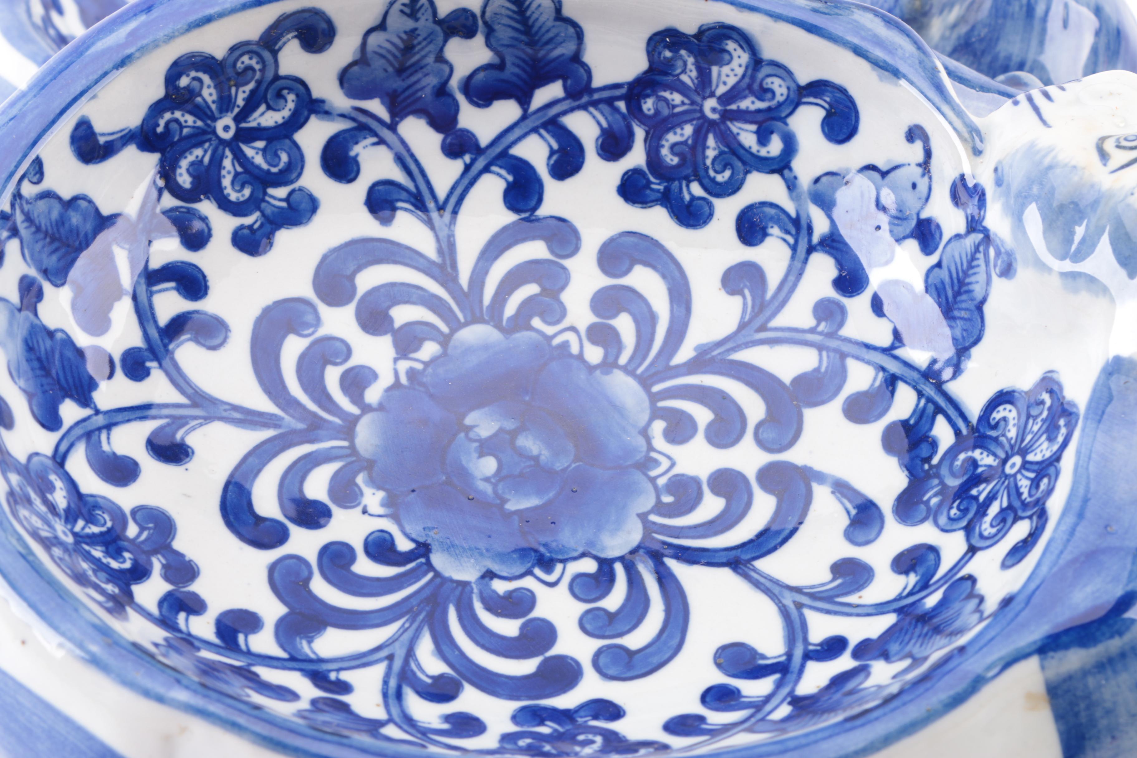 Pair of Ceramic Cat Shaped Bowls