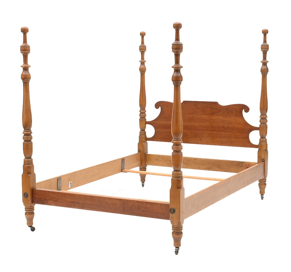 Cherry Four-Post Bed by Leopold Stickley