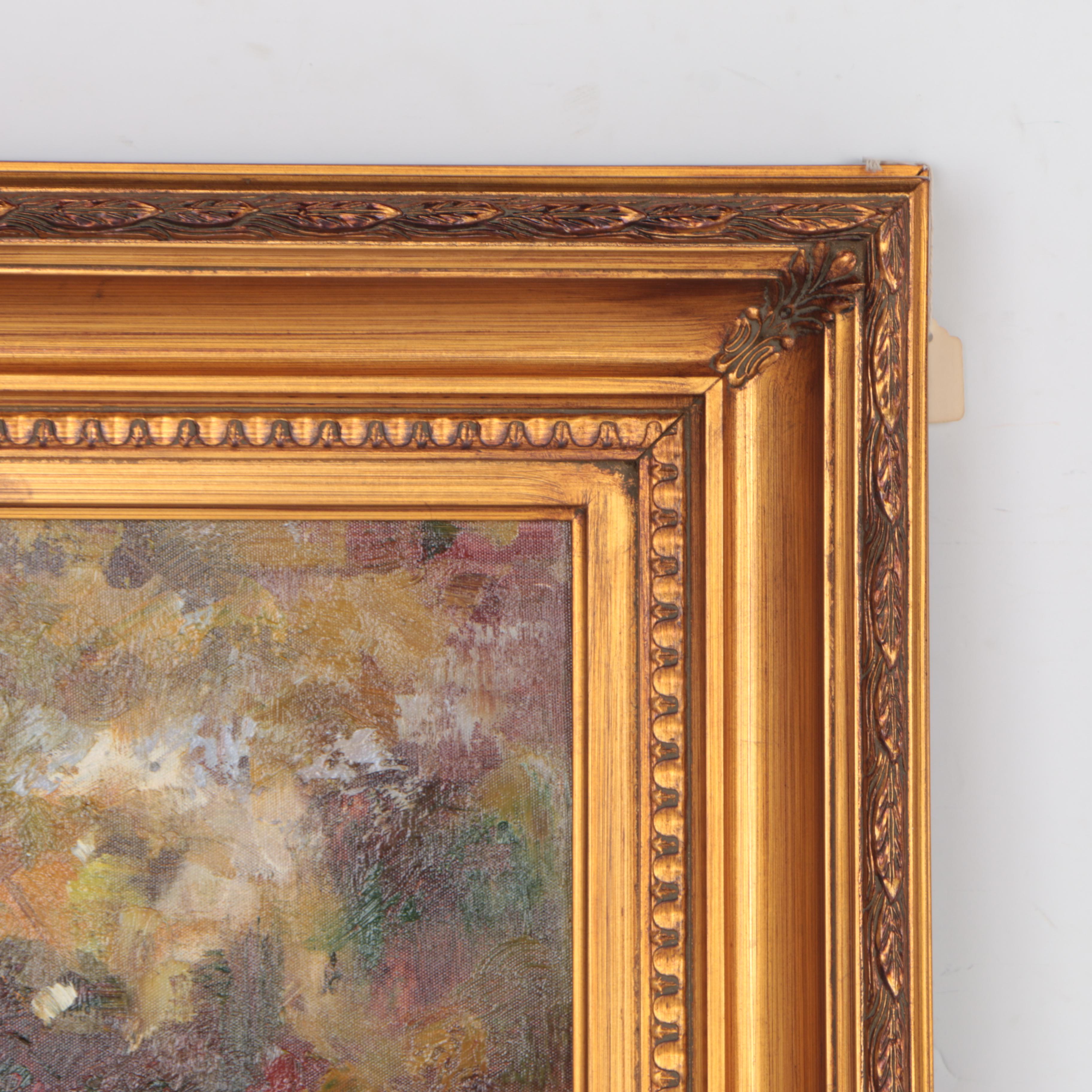 A. Miller Oil on Canvas of Grapes