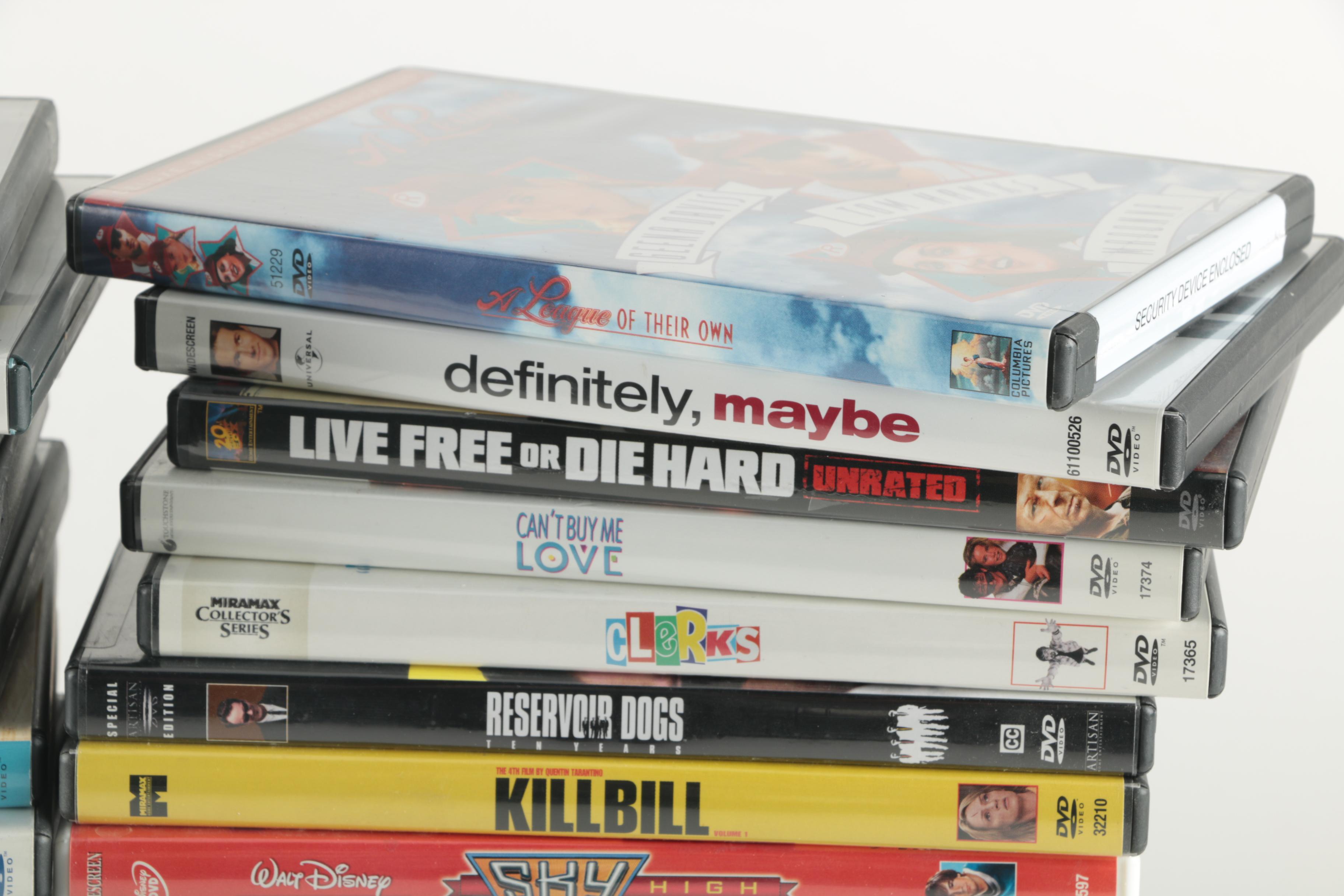 Over 40 Feature Film DVDs