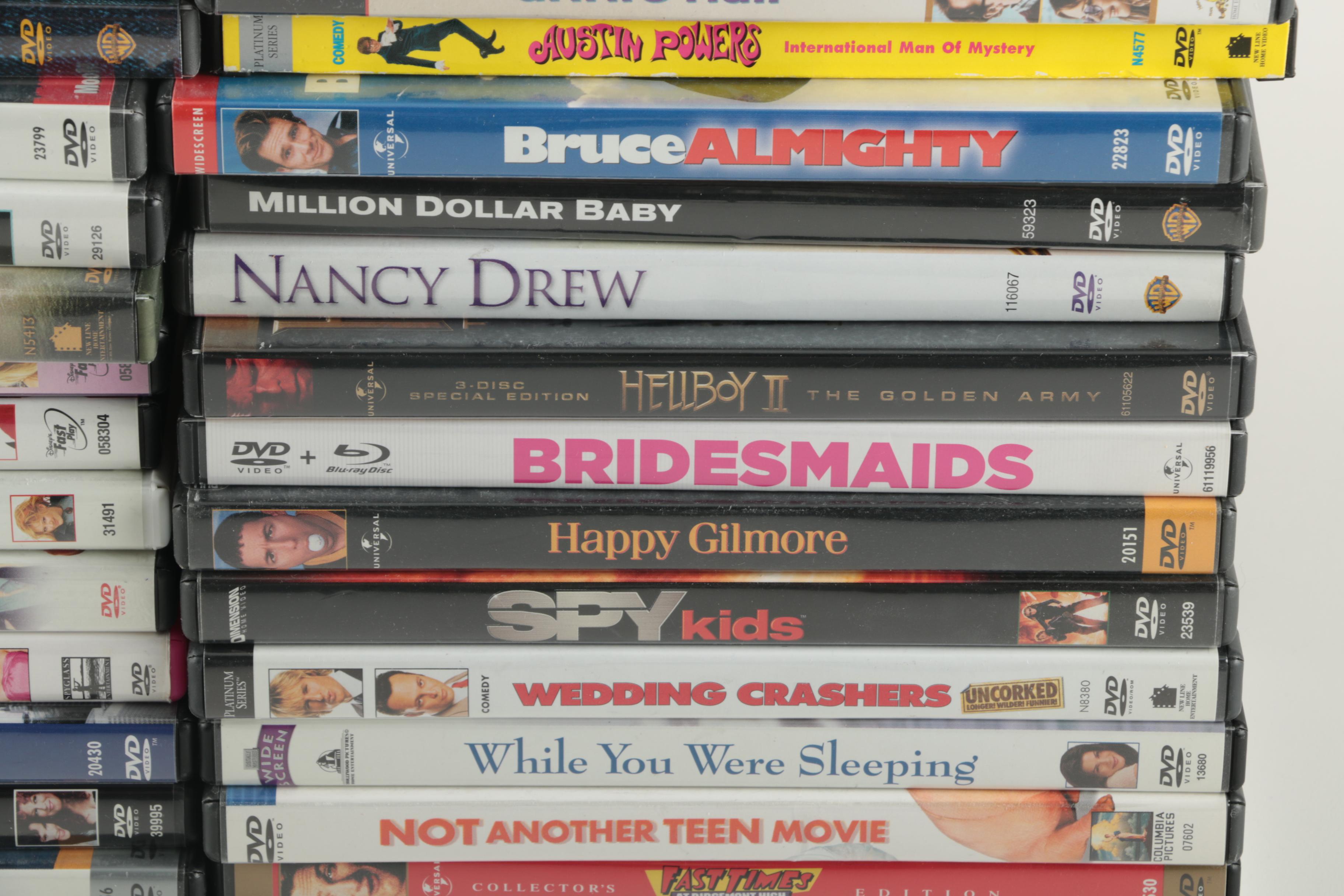 Over 40 Feature Film DVDs