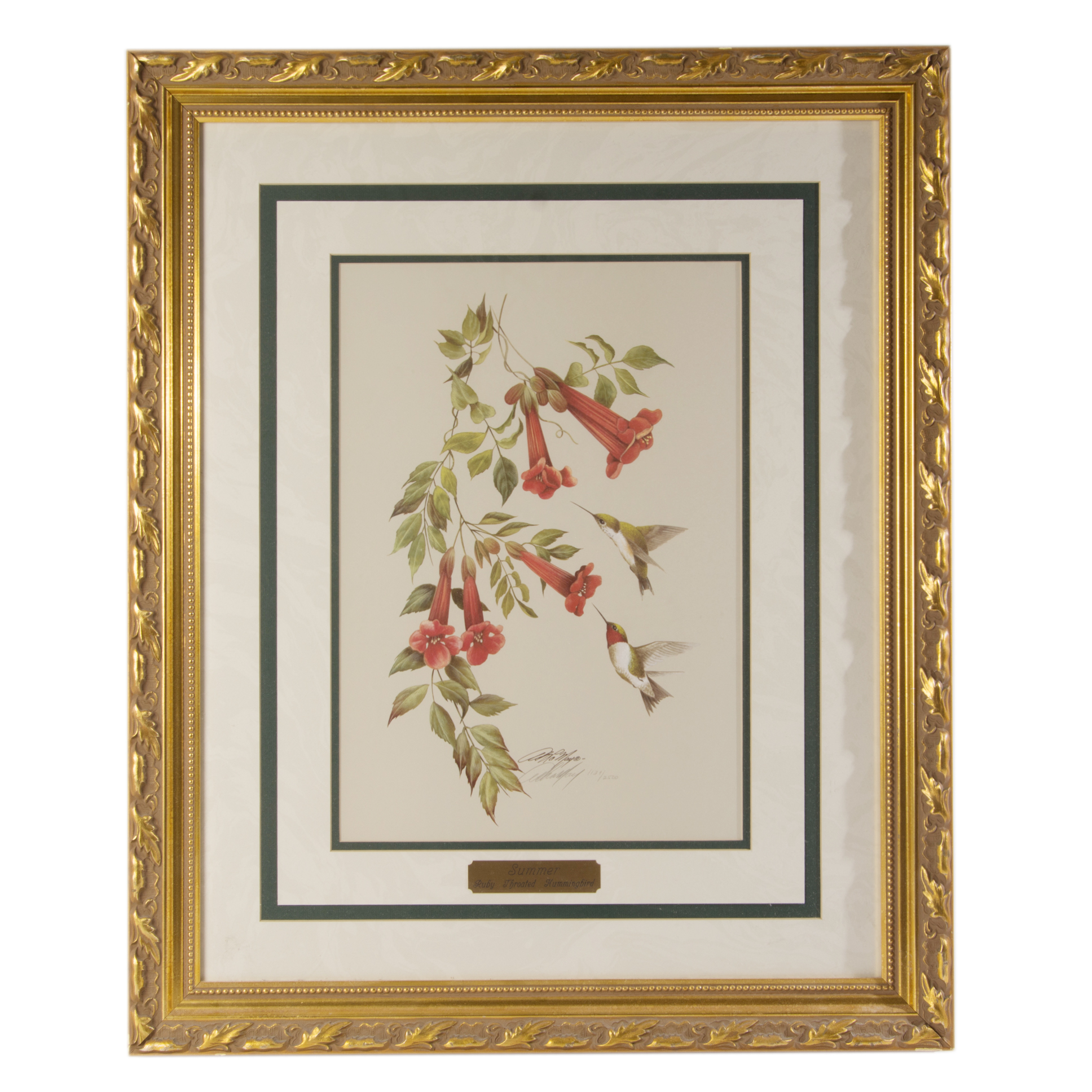 Art LaMay Signed Limited Edition Hummingbird Offset Lithograph