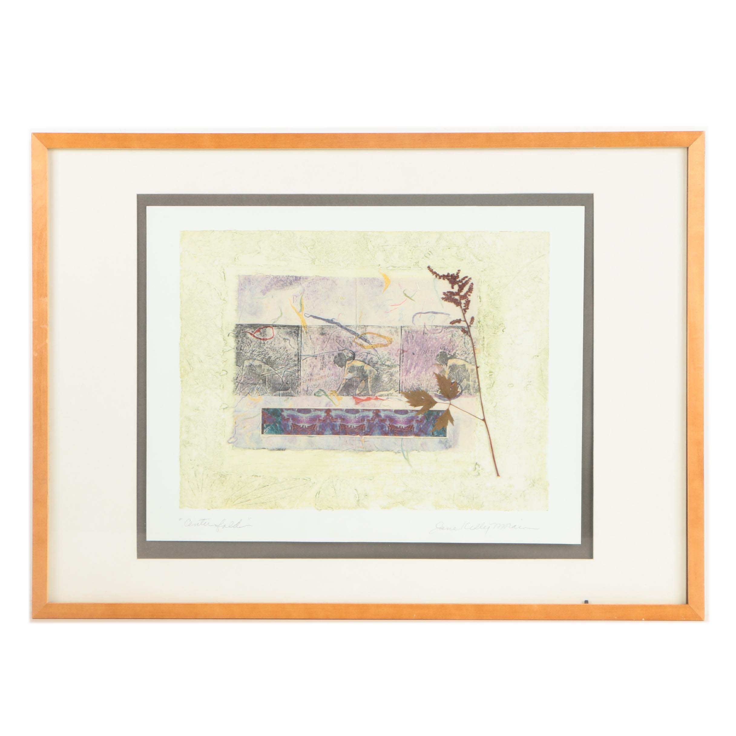 Jane Kelly Morais Mixed Media "Centerfold"