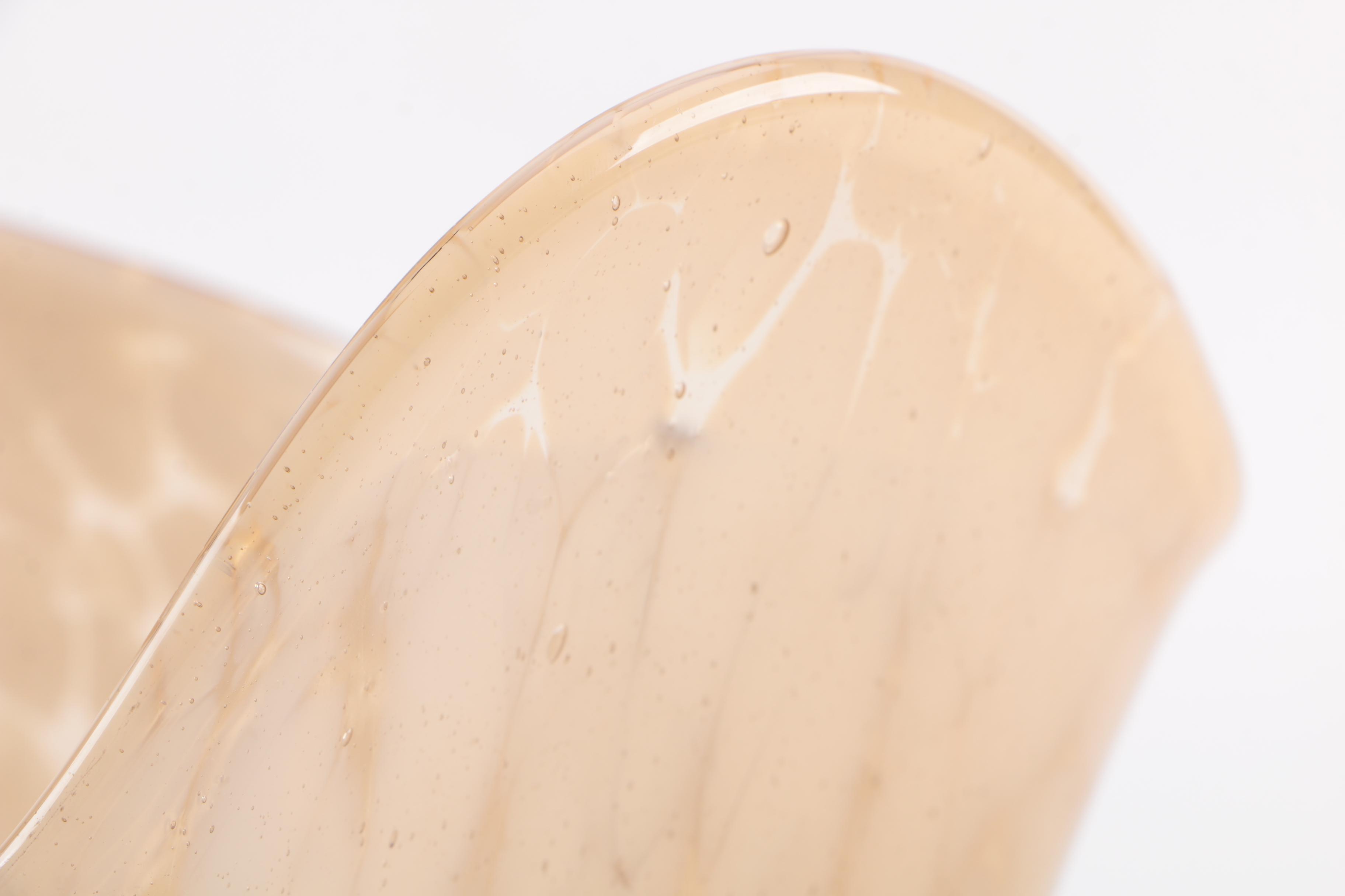 Frosted Art glass vase