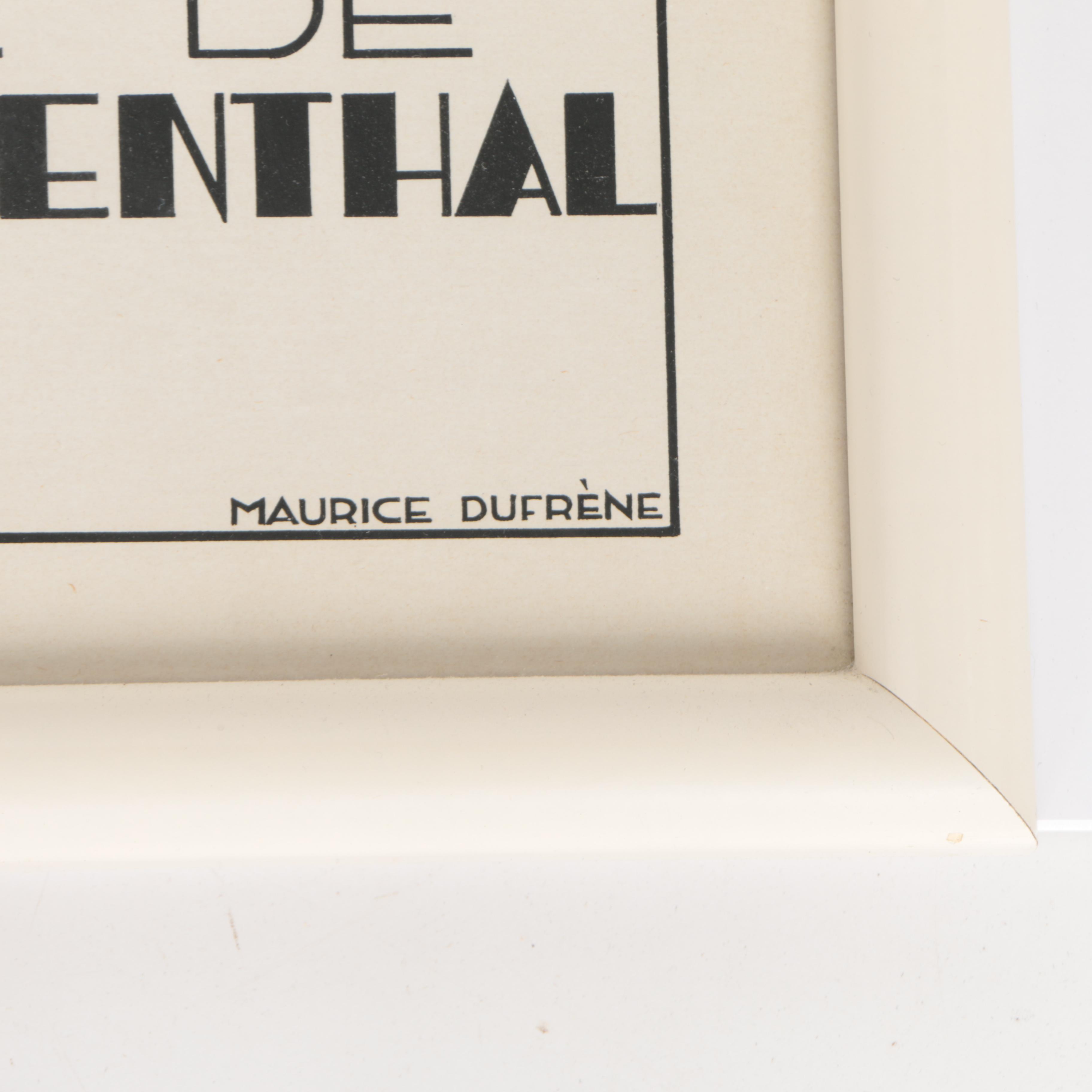 Maurice Dufrene Lithograph Poster "Rayon Des Soieries"