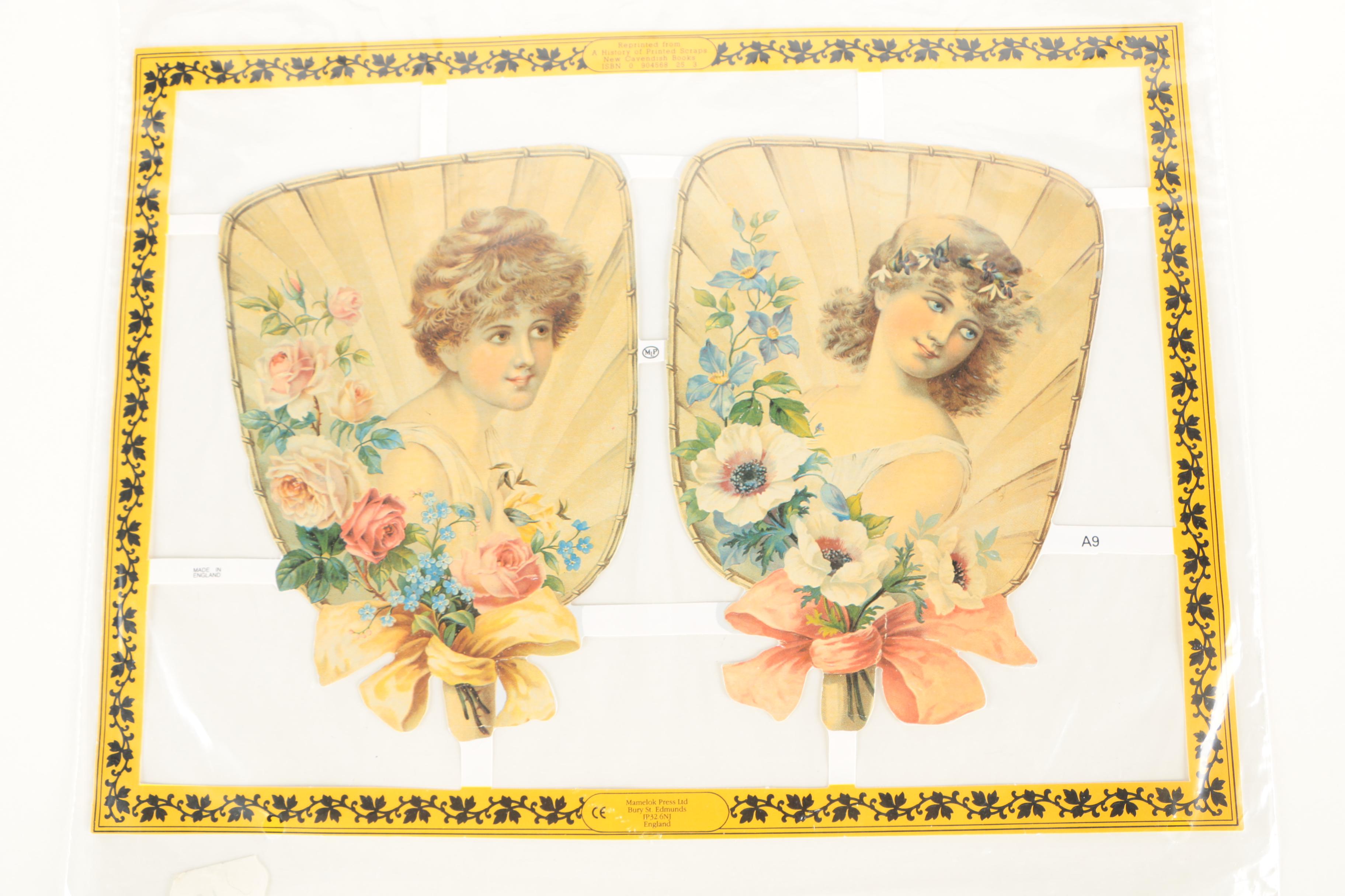 Embossed Offset Lithograph Cut-Out Prints