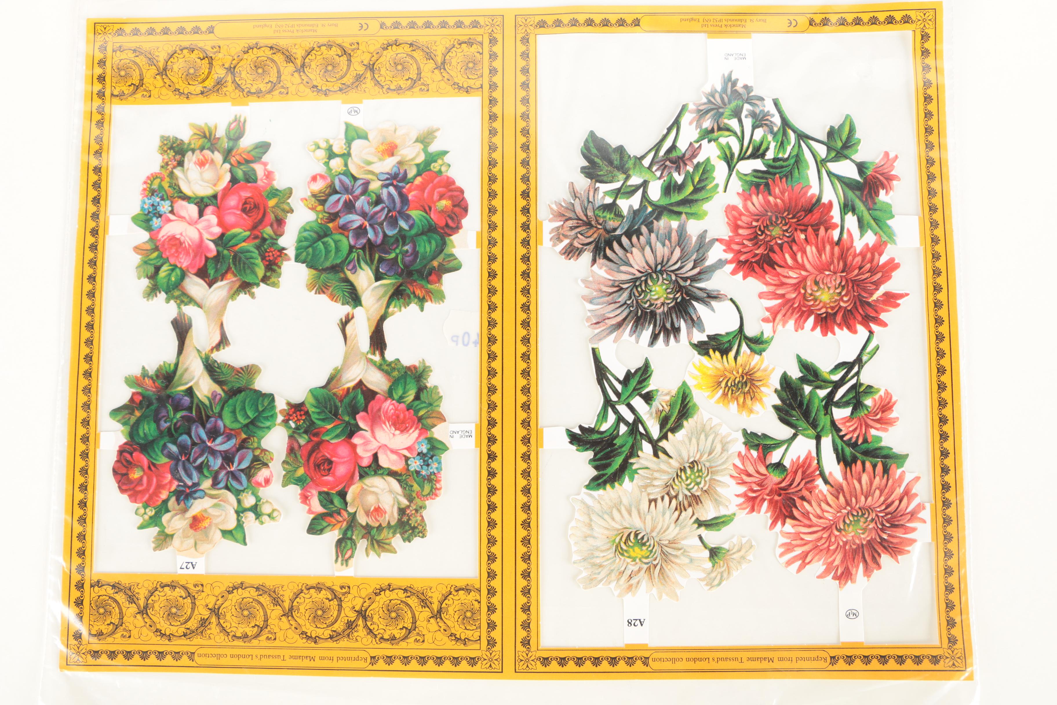 Embossed Offset Lithograph Cut-Out Prints