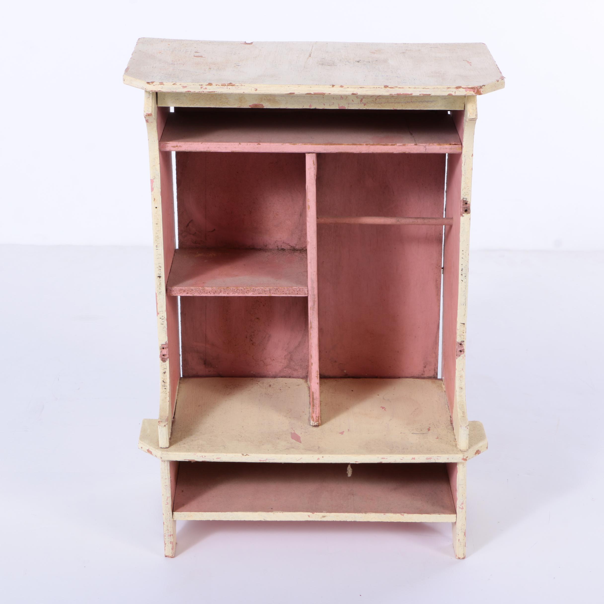 Miniature Dollhouse and Wardrobe