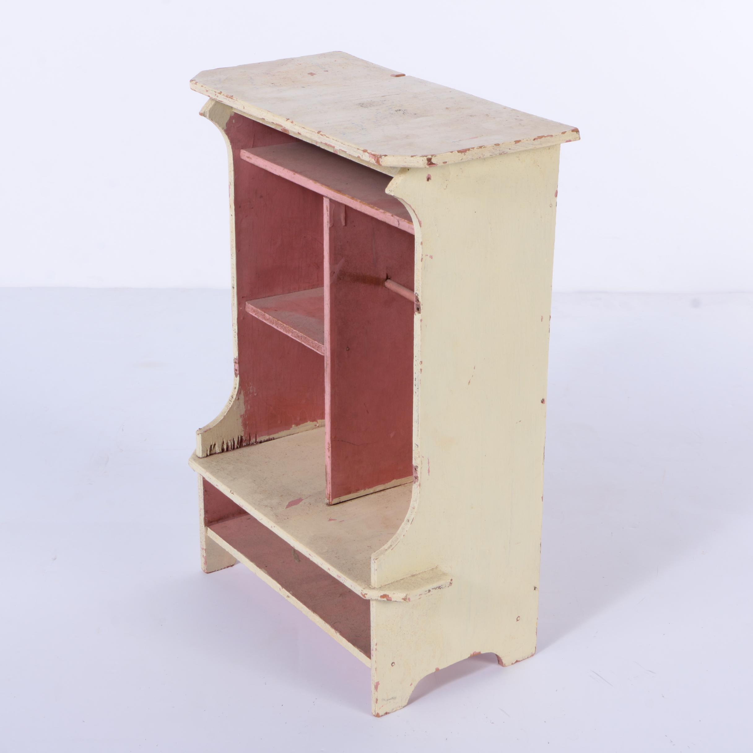 Miniature Dollhouse and Wardrobe